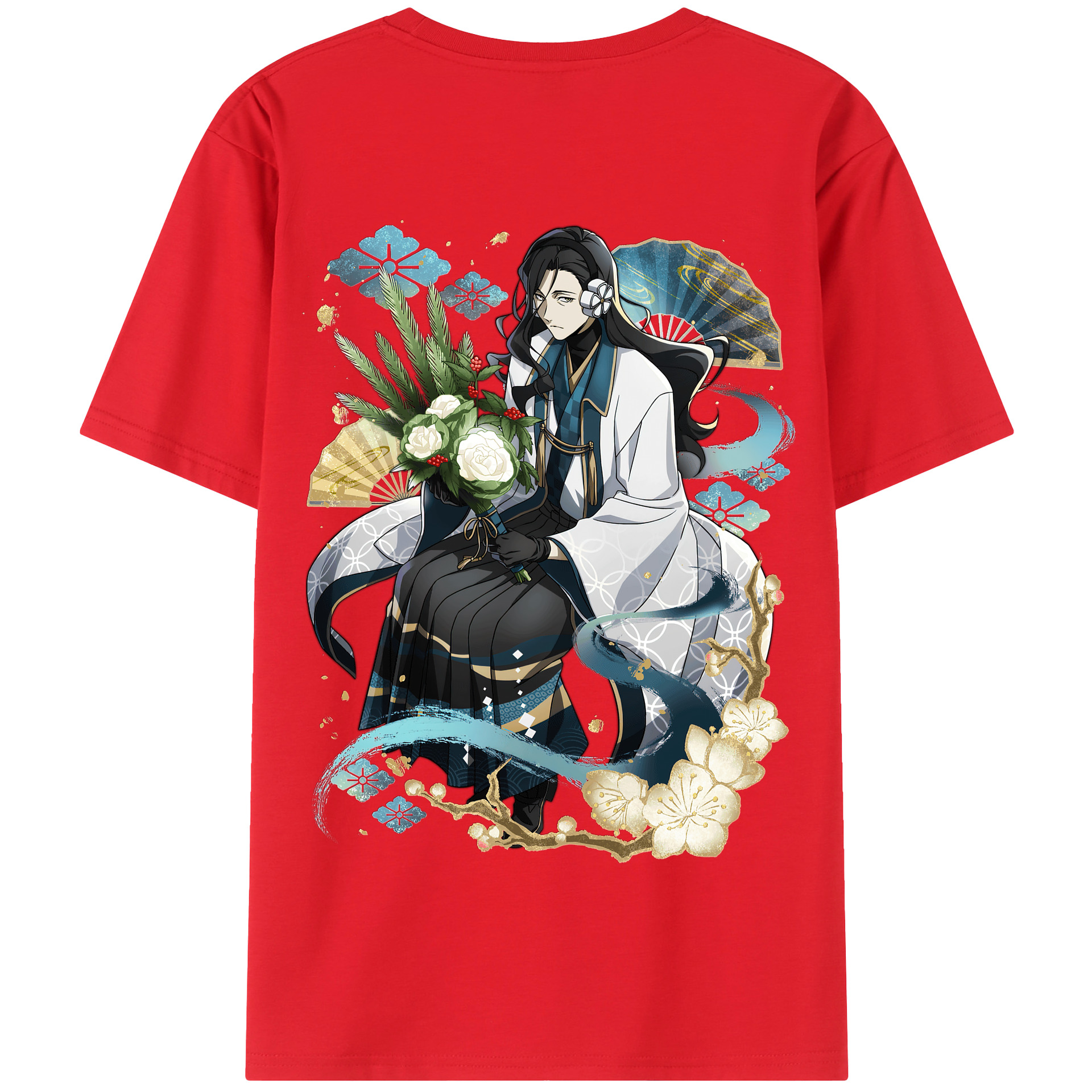 （画像用） 文豪ストレイドッグス Bungo Stray Dogs 綿100％半袖Tシャツ（背面プリント）