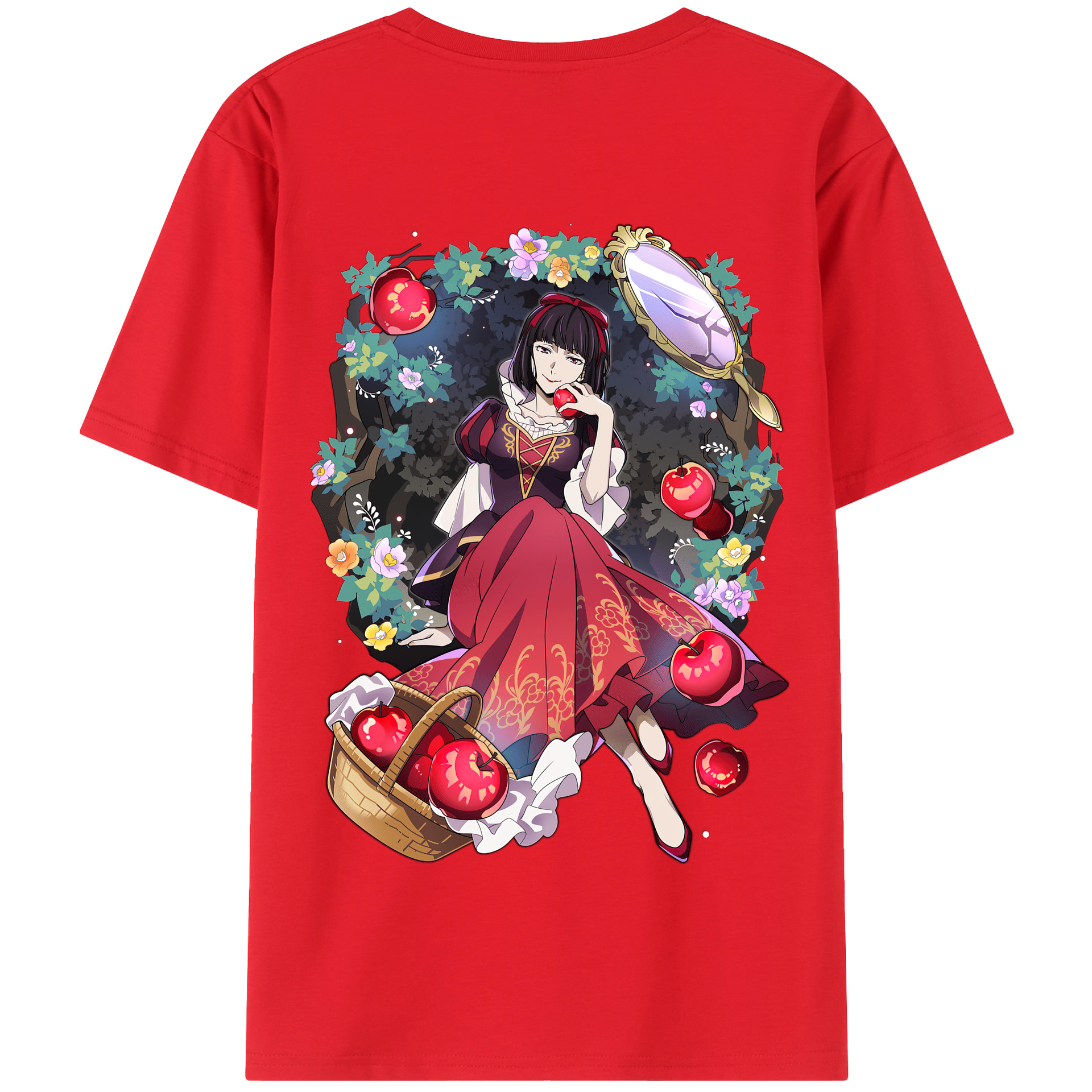 （画像用） 文豪ストレイドッグス Bungo Stray Dogs 綿100％半袖Tシャツ（背面プリント）