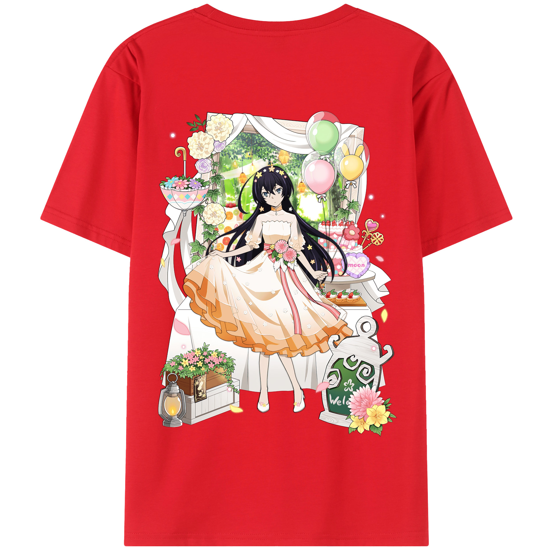 （画像用） 文豪ストレイドッグス Bungo Stray Dogs 綿100％半袖Tシャツ（背面プリント）