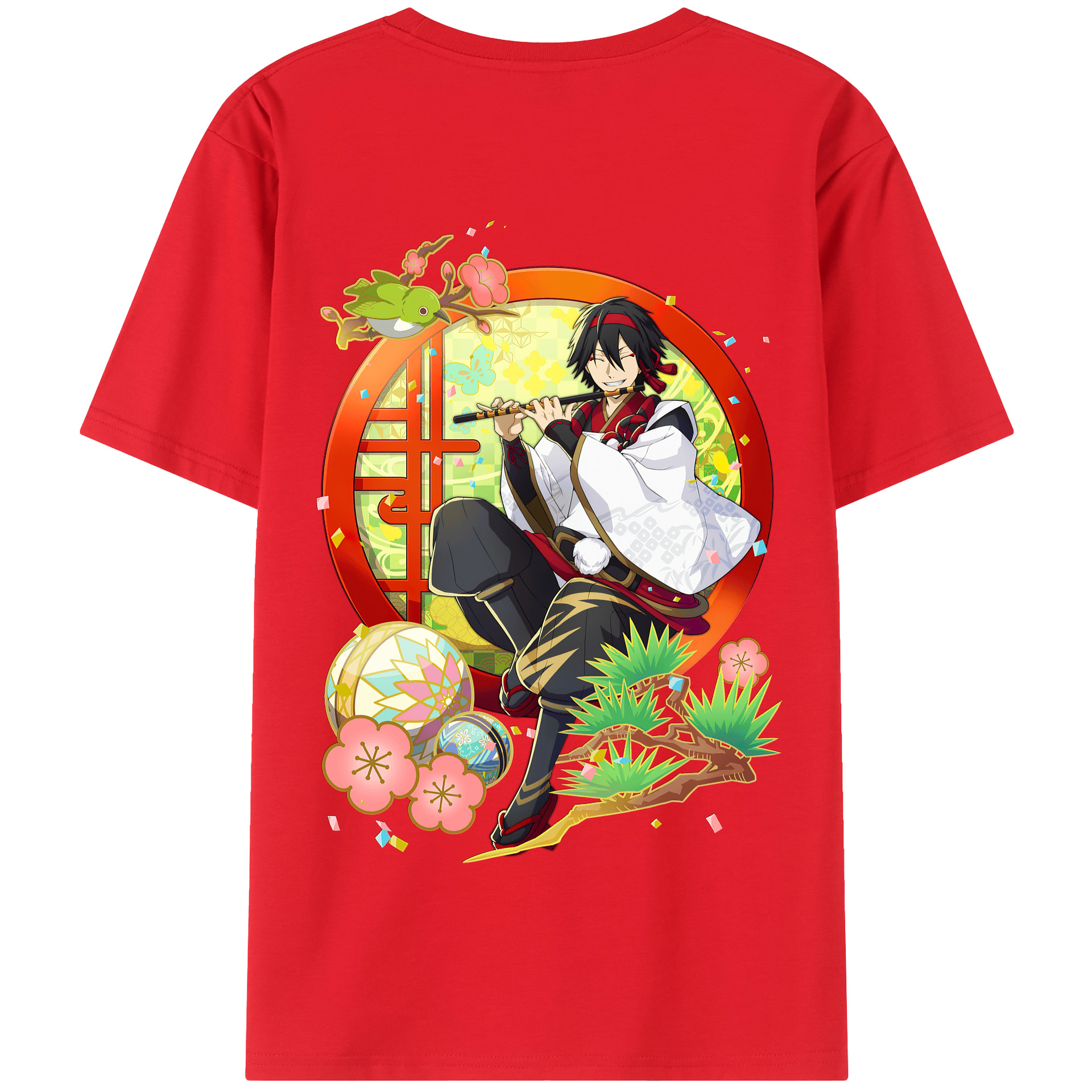 （画像用） 文豪ストレイドッグス Bungo Stray Dogs 綿100％半袖Tシャツ（背面プリント）