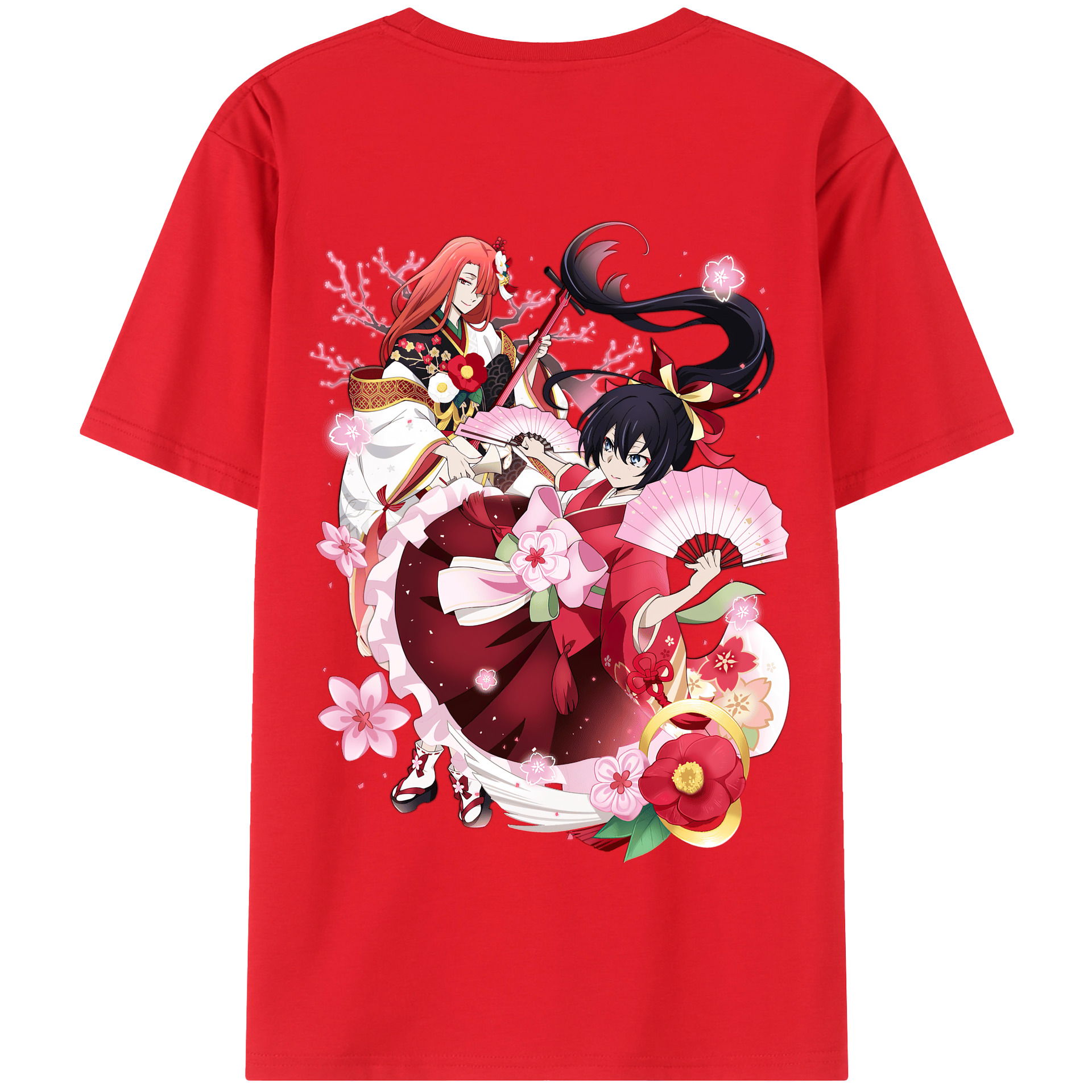 （画像用） 文豪ストレイドッグス Bungo Stray Dogs 綿100％半袖Tシャツ（背面プリント）