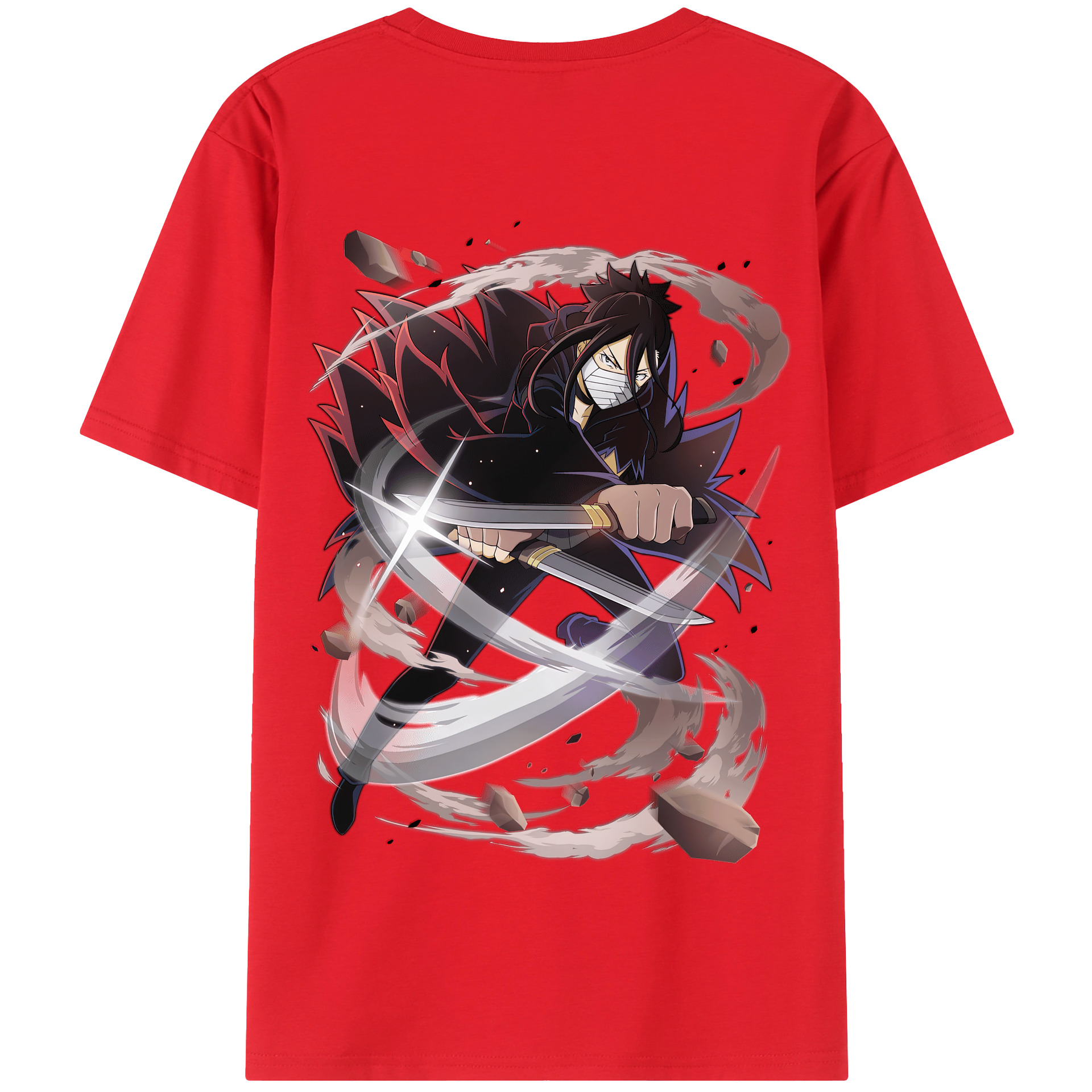 （画像用） 文豪ストレイドッグス Bungo Stray Dogs 綿100％半袖Tシャツ（背面プリント）