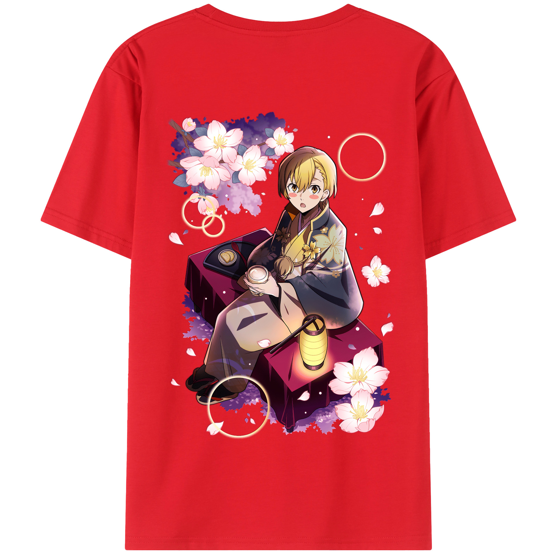 （画像用） 文豪ストレイドッグス Bungo Stray Dogs 綿100％半袖Tシャツ（背面プリント）