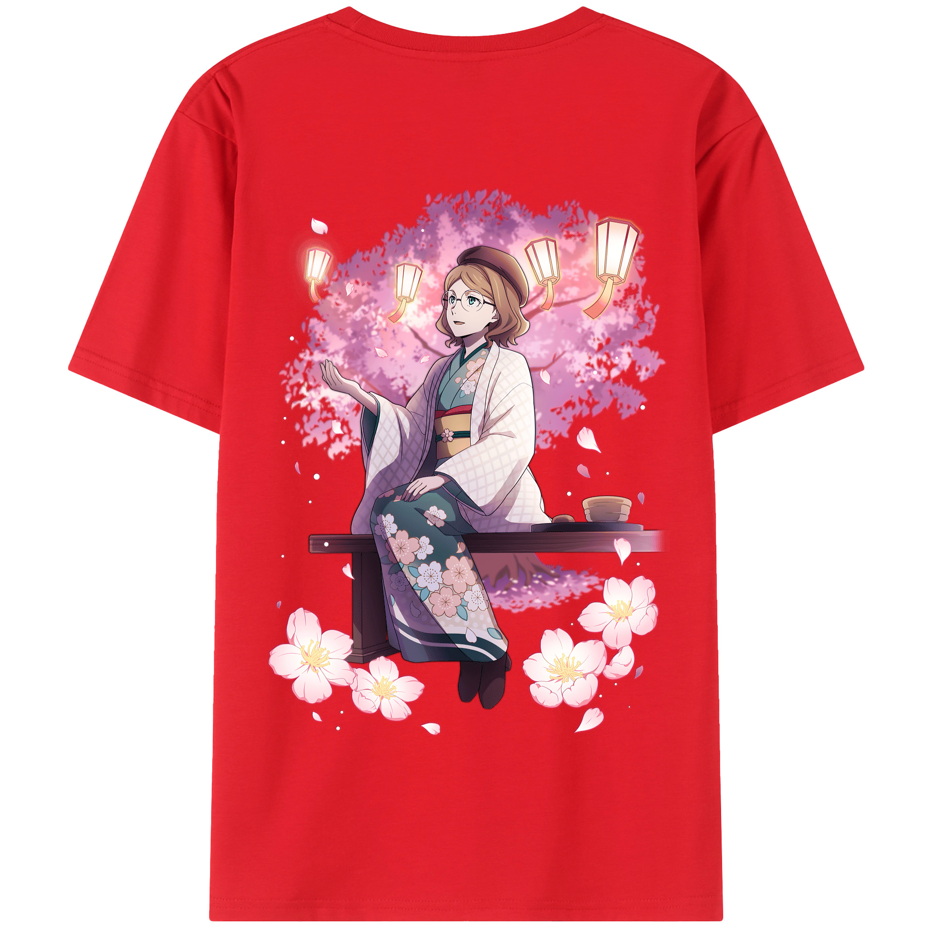 （画像用） 文豪ストレイドッグス Bungo Stray Dogs 綿100％半袖Tシャツ（背面プリント）