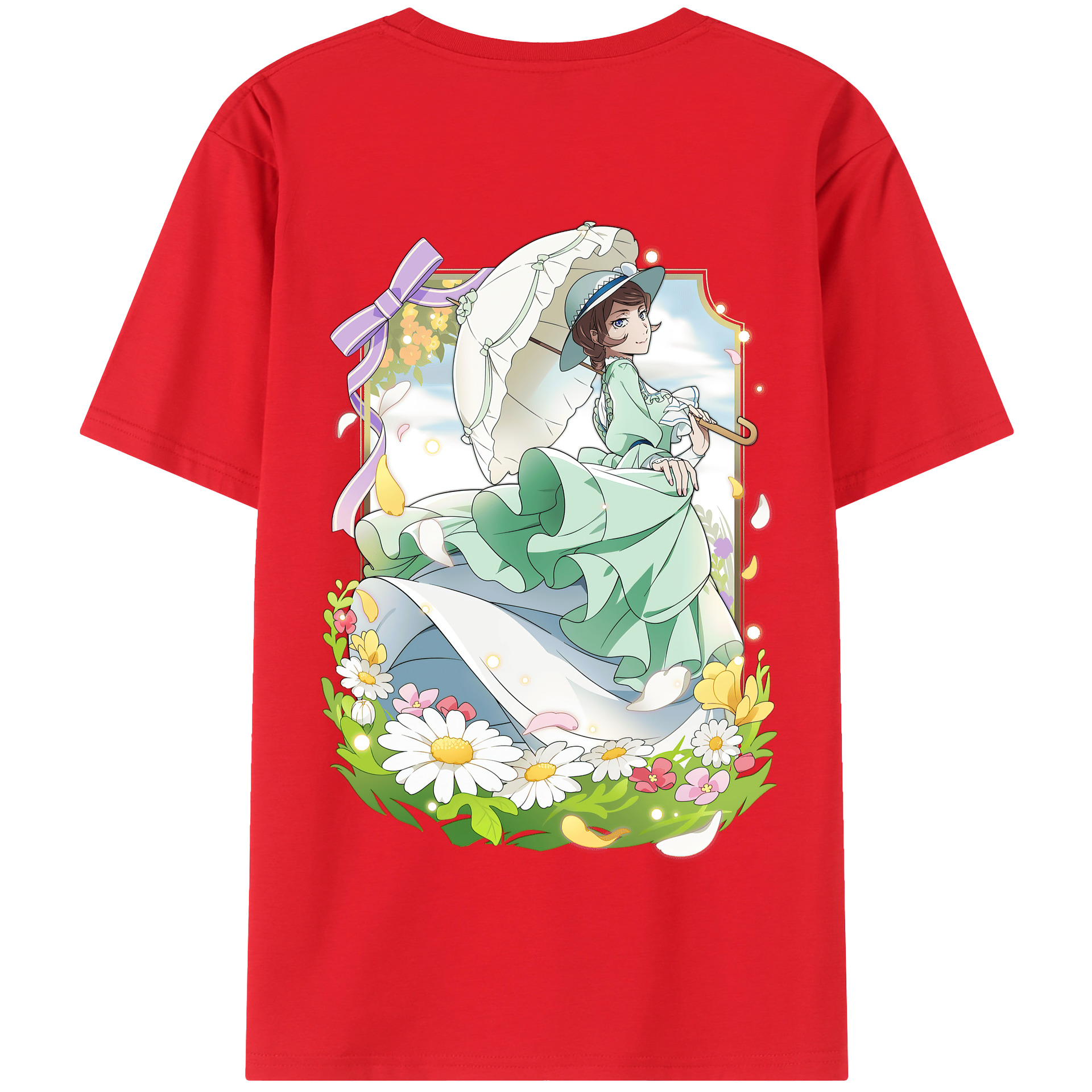 （画像用） 文豪ストレイドッグス Bungo Stray Dogs 綿100％半袖Tシャツ（背面プリント）
