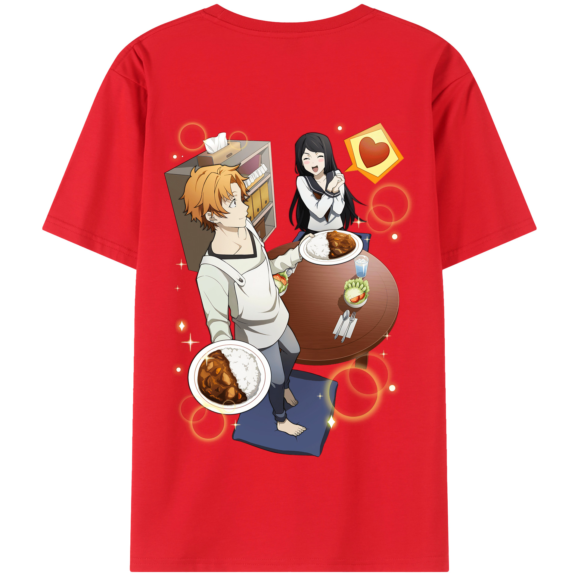 （画像用） 文豪ストレイドッグス Bungo Stray Dogs 綿100％半袖Tシャツ（背面プリント）