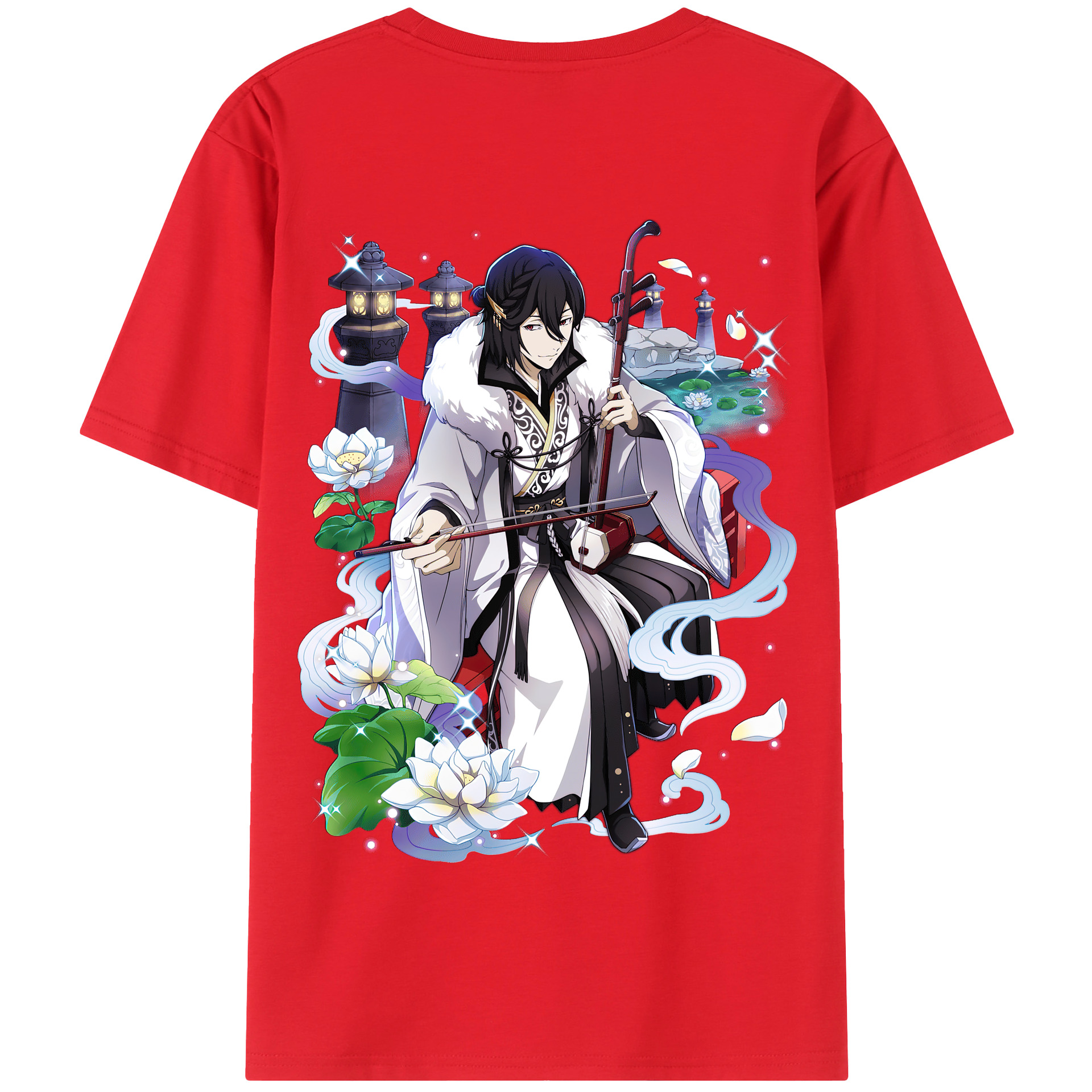 （画像用） 文豪ストレイドッグス Bungo Stray Dogs 綿100％半袖Tシャツ（背面プリント）