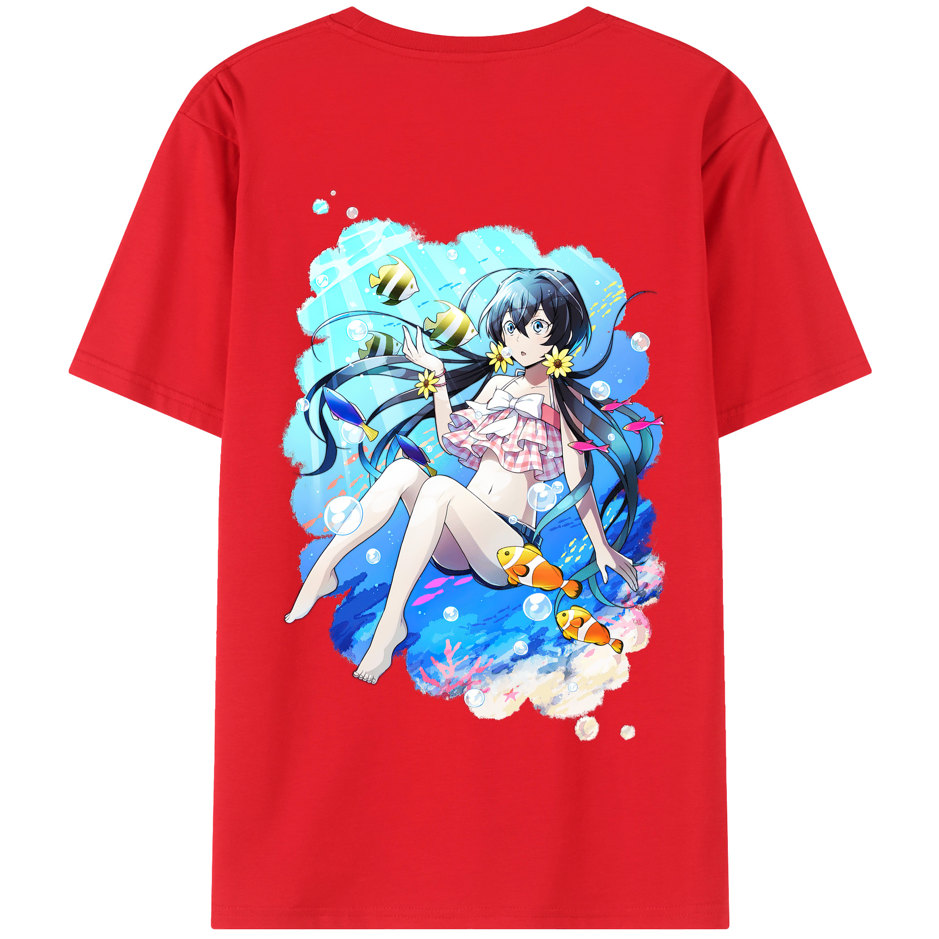 （画像用） 文豪ストレイドッグス Bungo Stray Dogs 綿100％半袖Tシャツ（背面プリント）