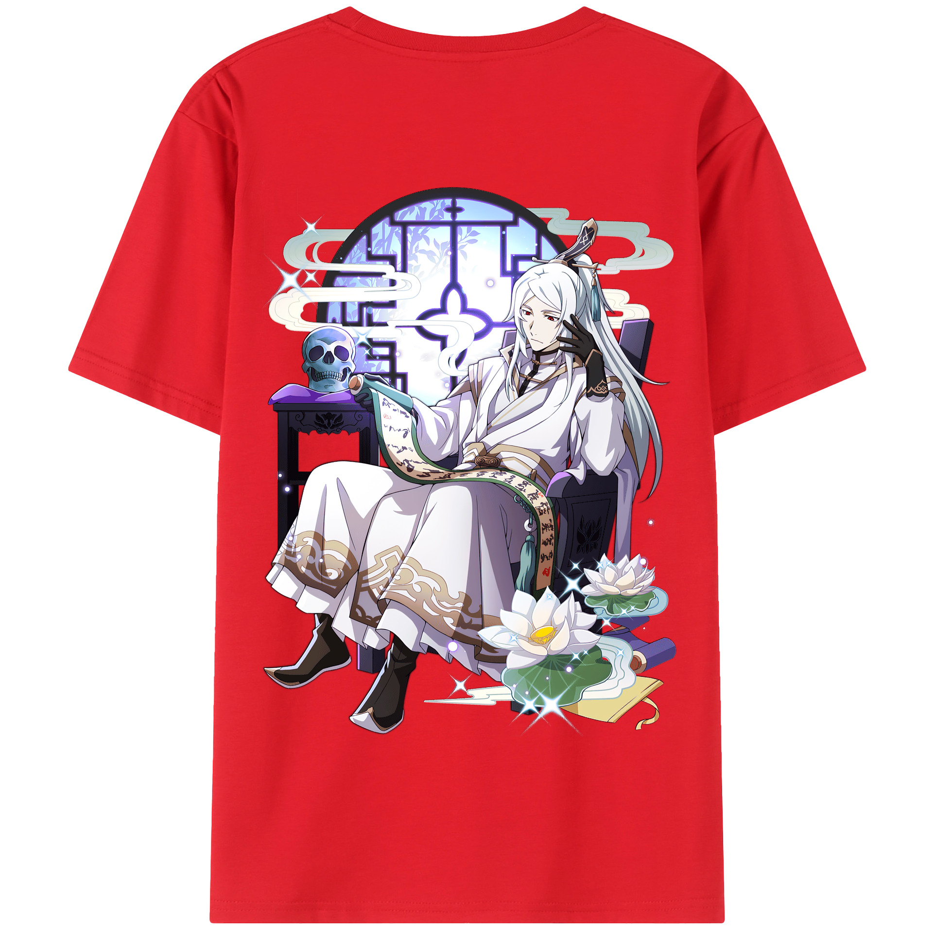 （画像用） 文豪ストレイドッグス Bungo Stray Dogs 綿100％半袖Tシャツ（背面プリント）