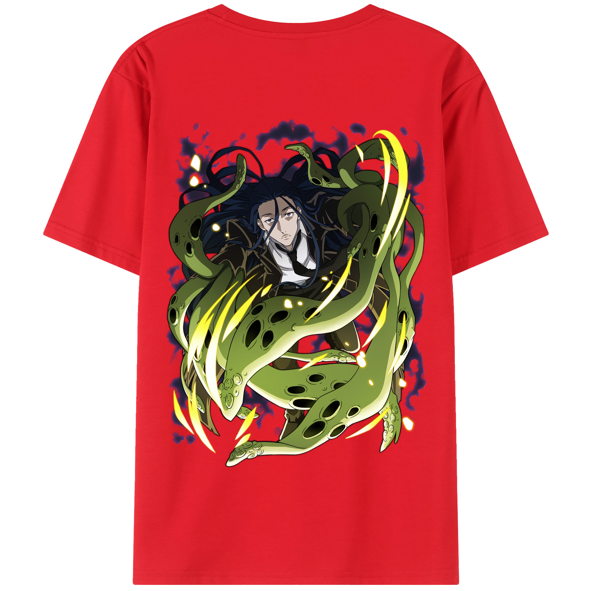 （画像用） 文豪ストレイドッグス Bungo Stray Dogs 綿100％半袖Tシャツ（背面プリント）