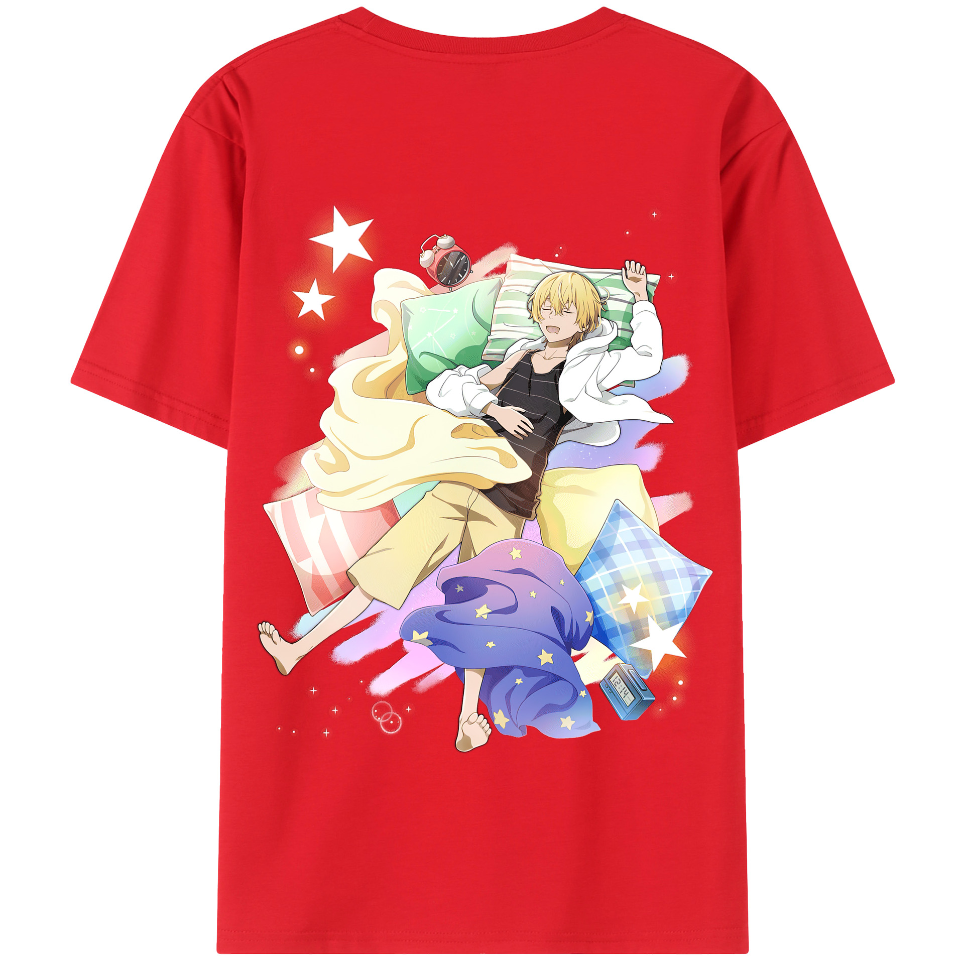 （画像用） 文豪ストレイドッグス Bungo Stray Dogs 綿100％半袖Tシャツ（背面プリント）