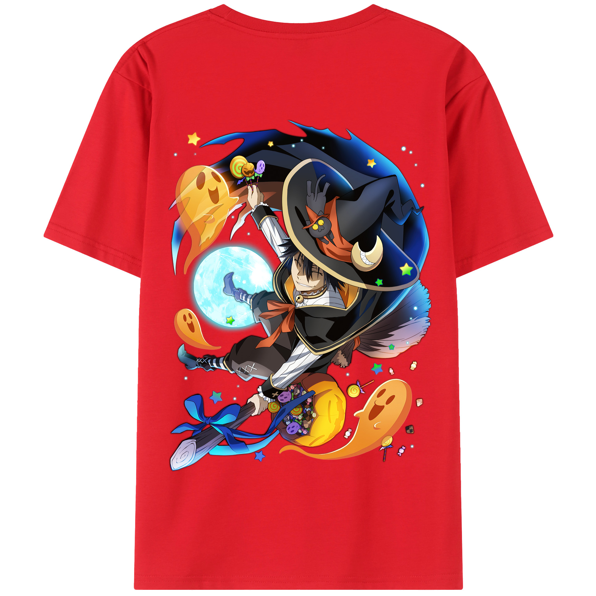 （画像用） 文豪ストレイドッグス Bungo Stray Dogs 綿100％半袖Tシャツ（背面プリント）