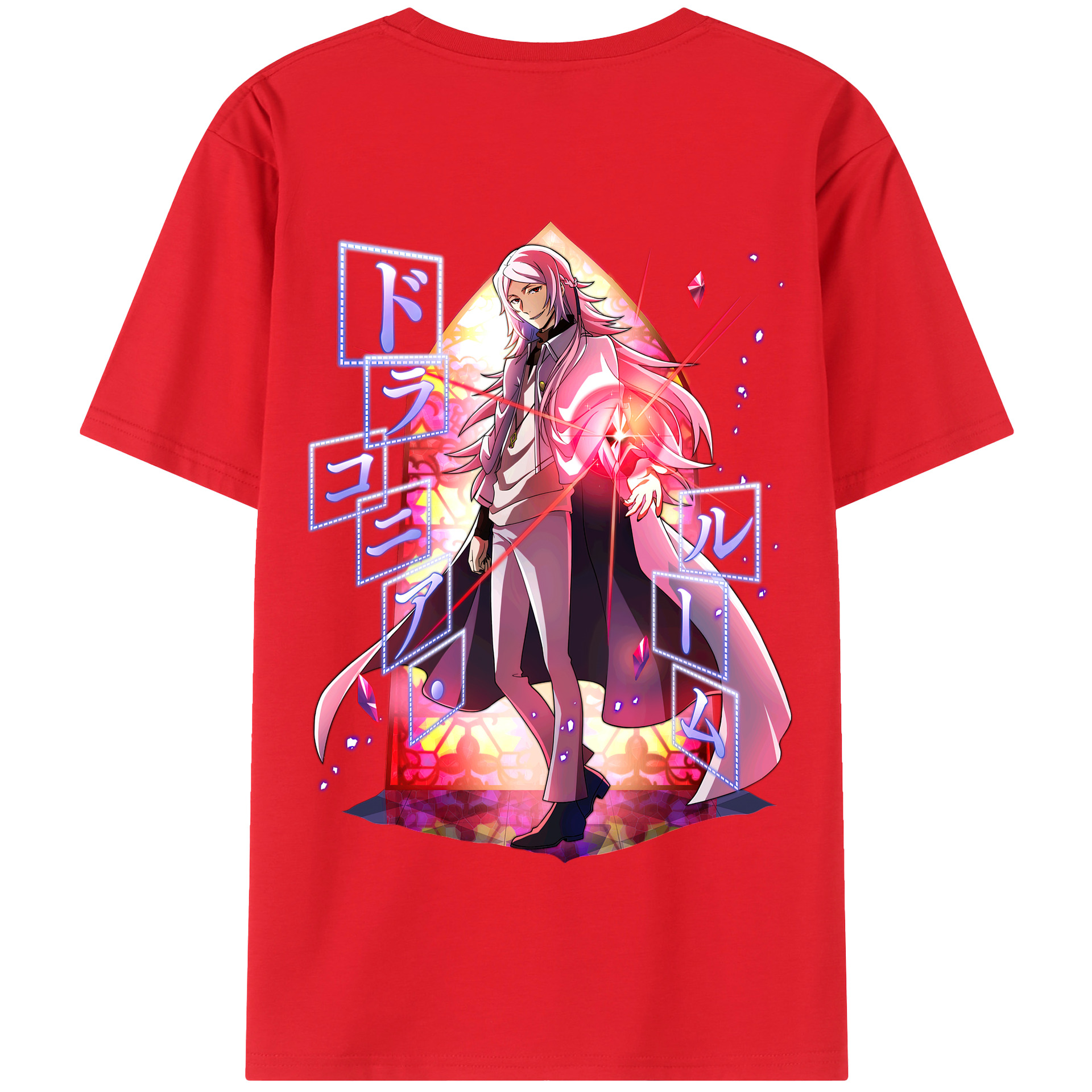 （画像用） 文豪ストレイドッグス Bungo Stray Dogs 綿100％半袖Tシャツ（背面プリント）