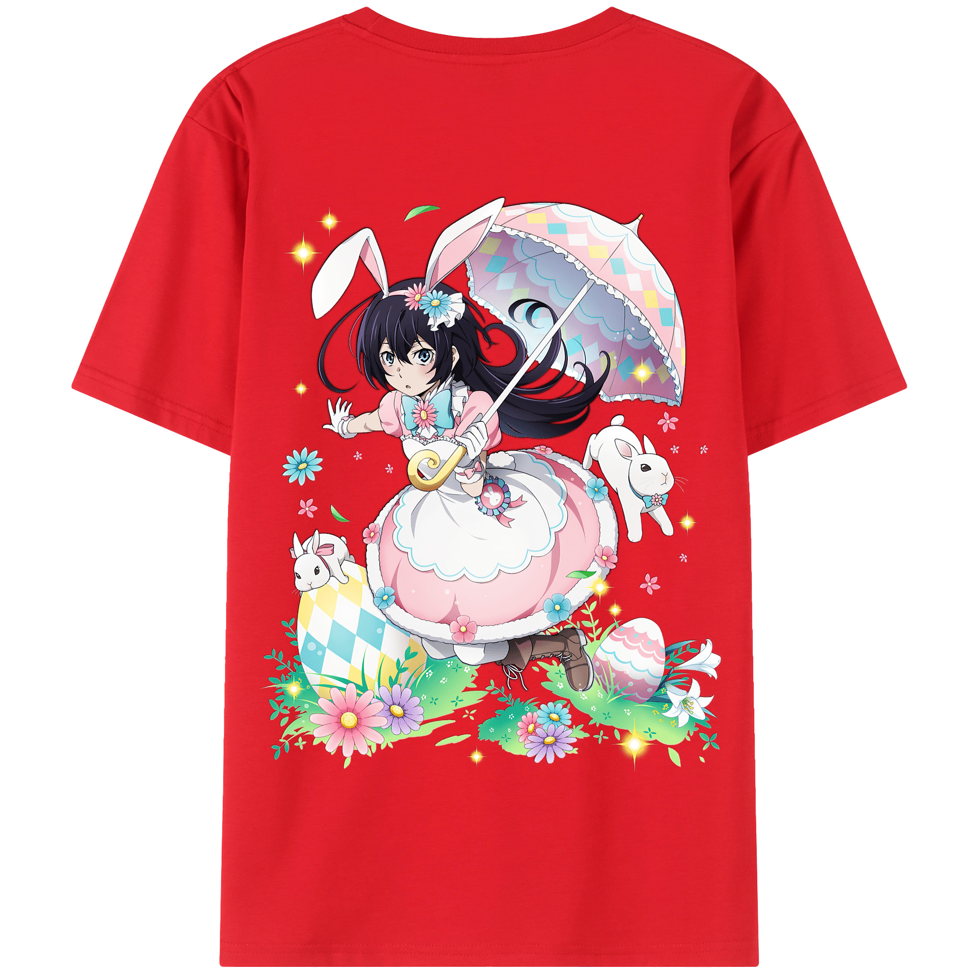 （画像用） 文豪ストレイドッグス Bungo Stray Dogs 綿100％半袖Tシャツ（背面プリント）