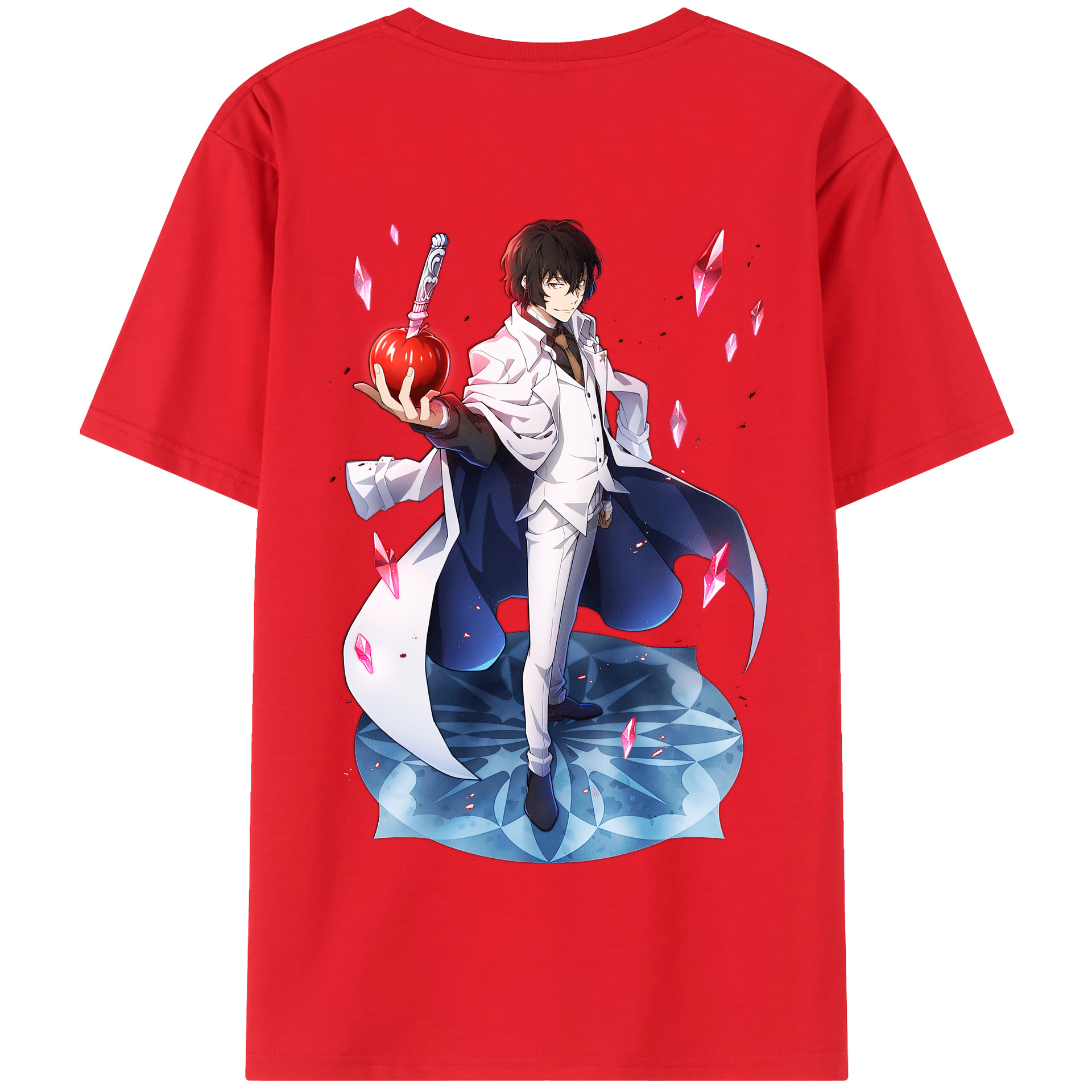 （画像用） 文豪ストレイドッグス Bungo Stray Dogs 綿100％半袖Tシャツ（背面プリント）