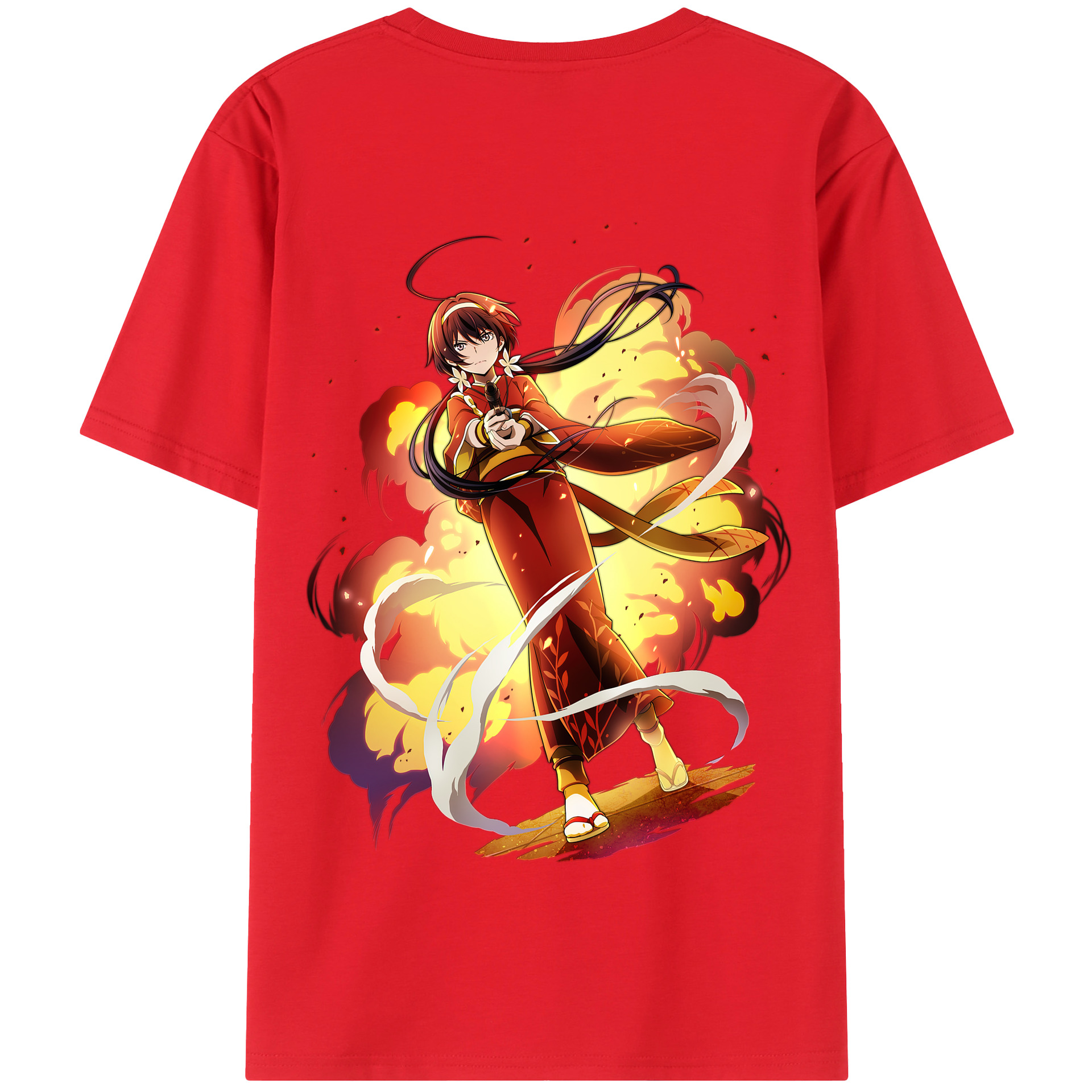 （画像用） 文豪ストレイドッグス Bungo Stray Dogs 綿100％半袖Tシャツ（背面プリント）