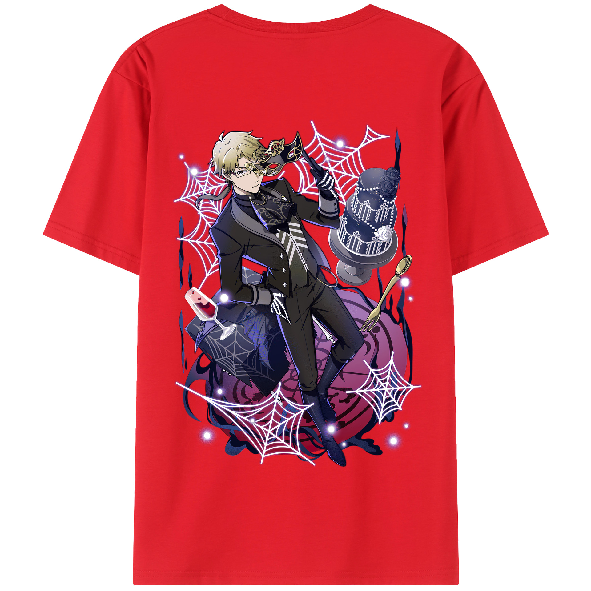 （画像用） 文豪ストレイドッグス Bungo Stray Dogs 綿100％半袖Tシャツ（背面プリント）
