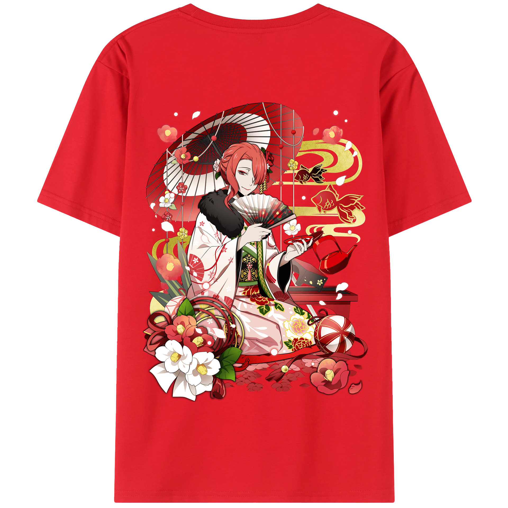 （画像用） 文豪ストレイドッグス Bungo Stray Dogs 綿100％半袖Tシャツ（背面プリント）