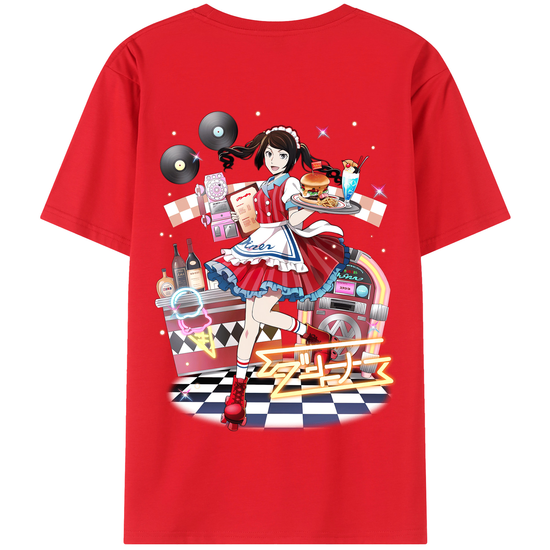 （画像用） 文豪ストレイドッグス Bungo Stray Dogs 綿100％半袖Tシャツ（背面プリント）