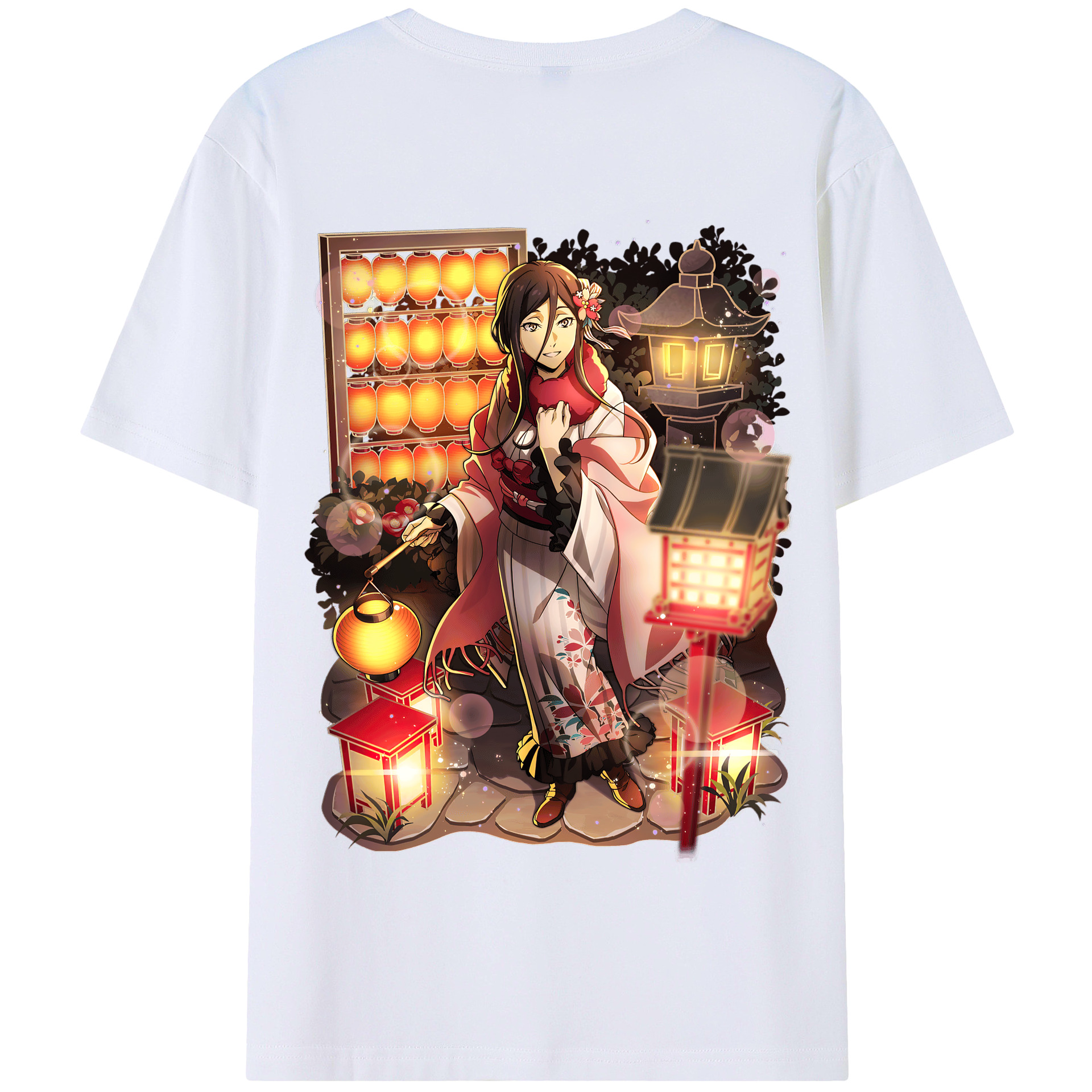 （画像用） 文豪ストレイドッグス Bungo Stray Dogs 綿100％半袖Tシャツ（背面プリント）