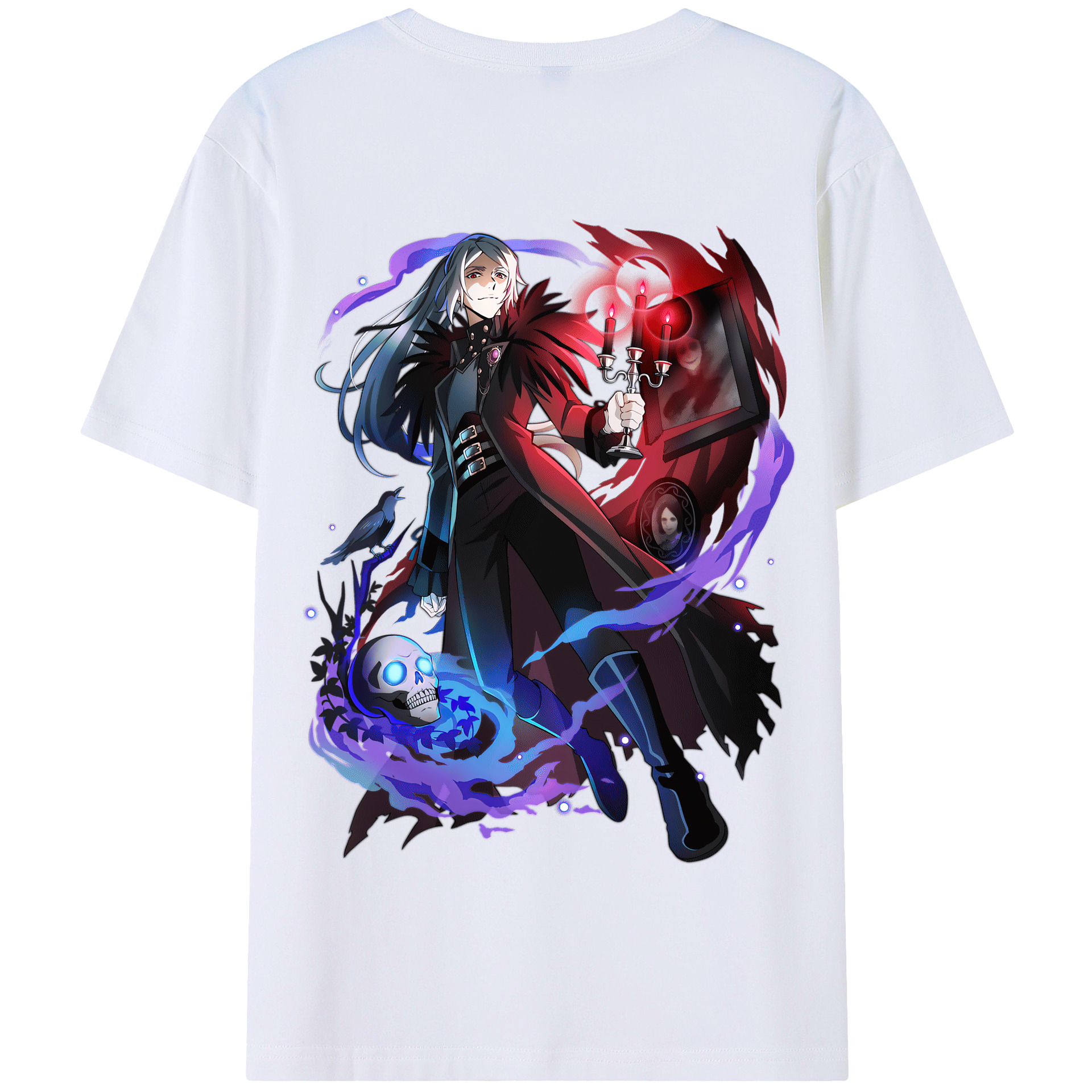 （画像用） 文豪ストレイドッグス Bungo Stray Dogs 綿100％半袖Tシャツ（背面プリント）