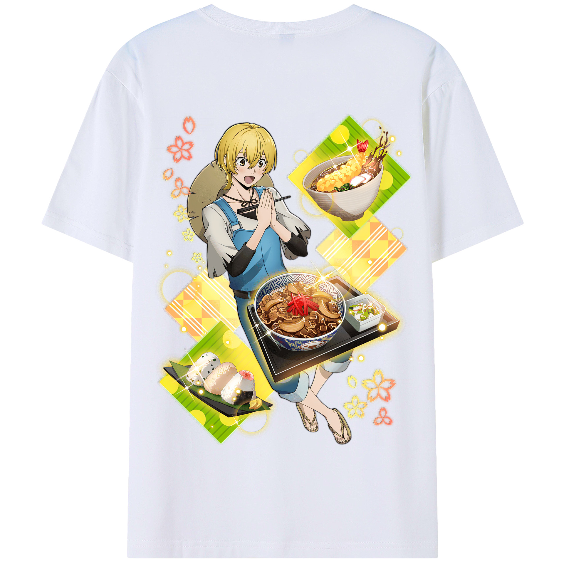 （画像用） 文豪ストレイドッグス Bungo Stray Dogs 綿100％半袖Tシャツ（背面プリント）