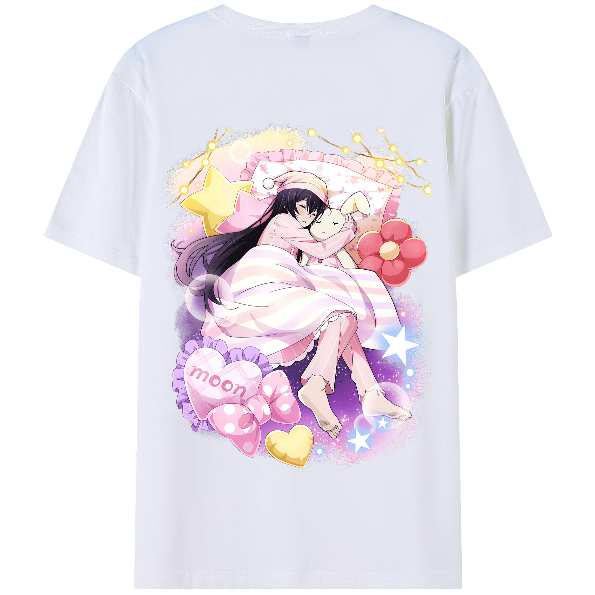 （画像用） 文豪ストレイドッグス Bungo Stray Dogs 綿100％半袖Tシャツ（背面プリント）