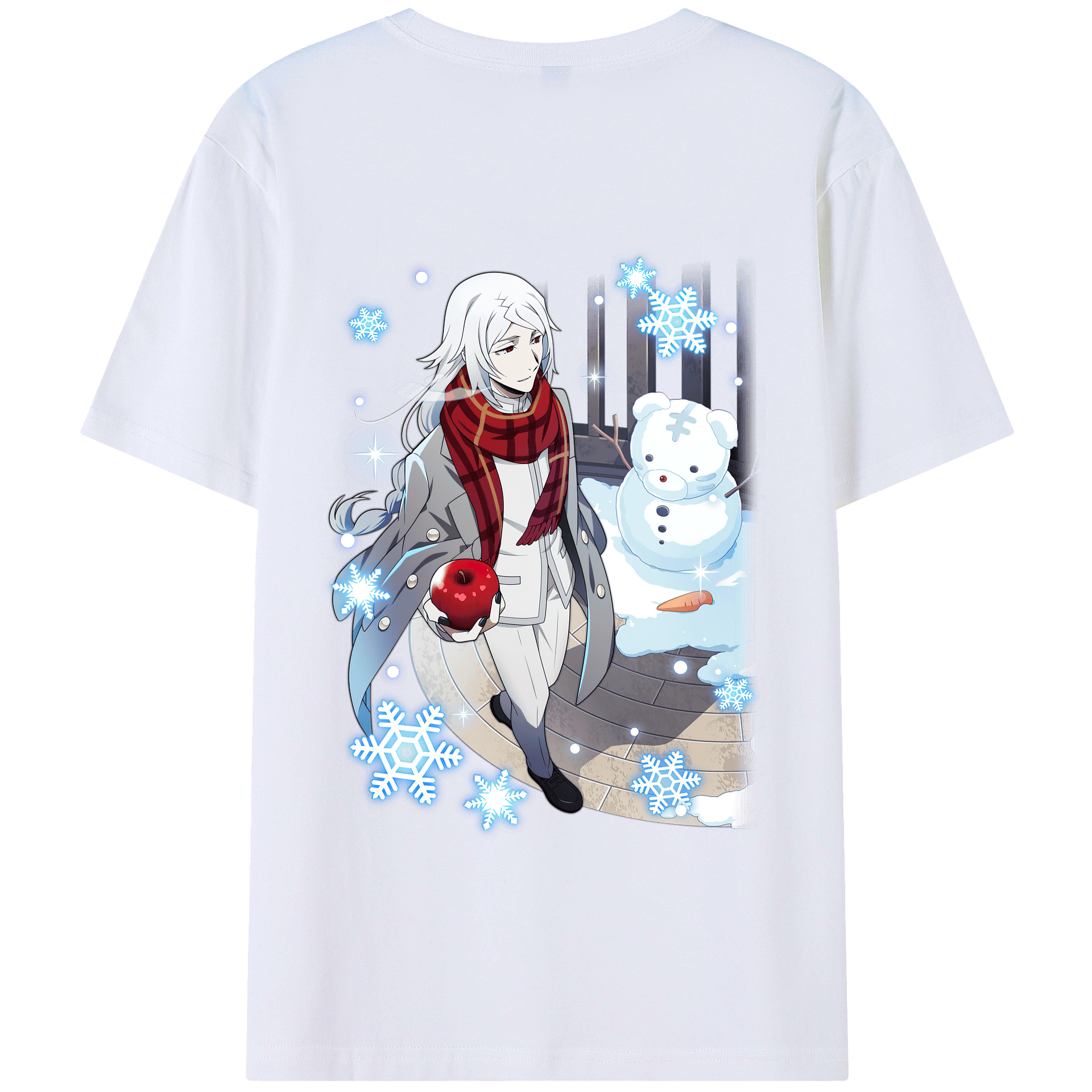 （画像用） 文豪ストレイドッグス Bungo Stray Dogs 綿100％半袖Tシャツ（背面プリント）