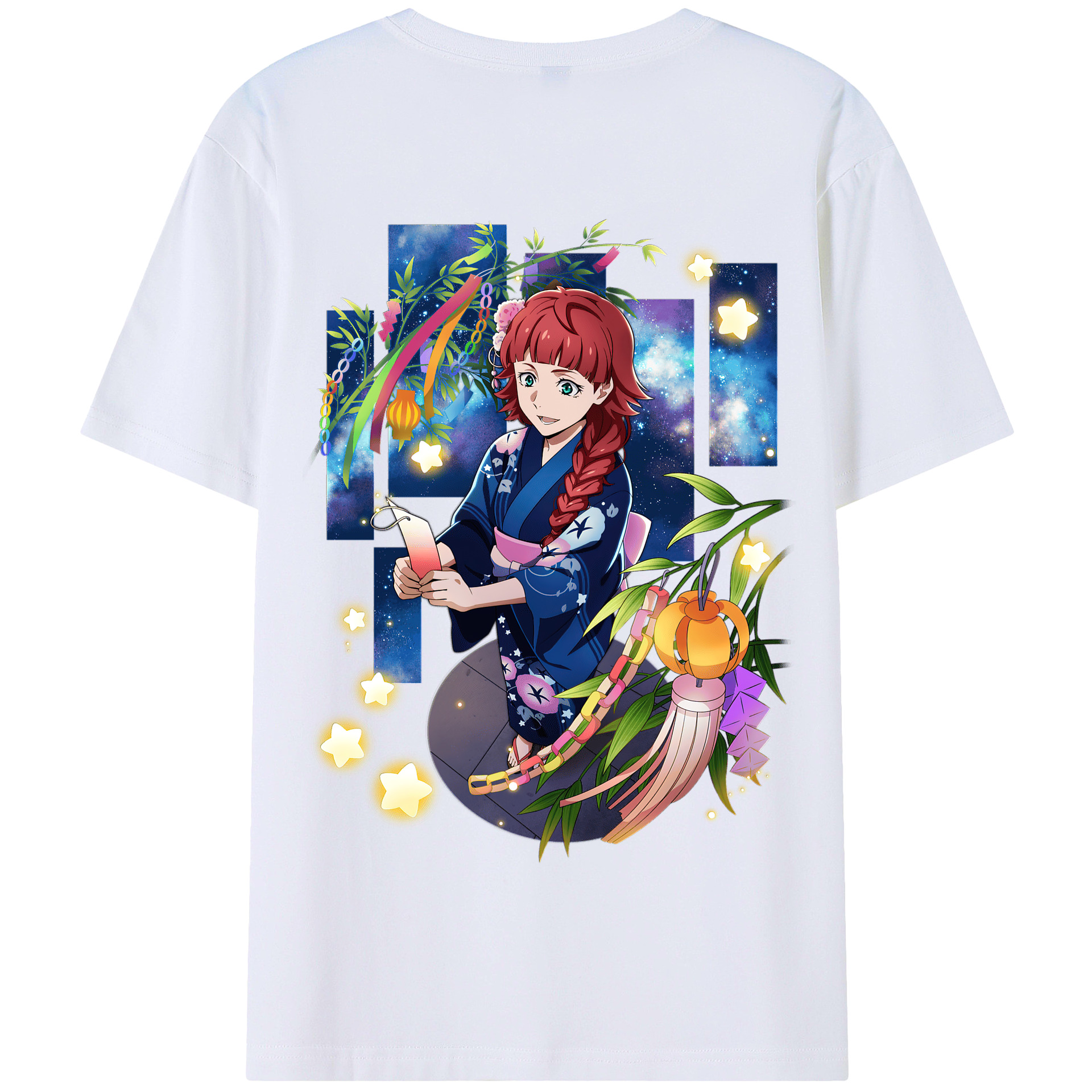 （画像用） 文豪ストレイドッグス Bungo Stray Dogs 綿100％半袖Tシャツ（背面プリント）