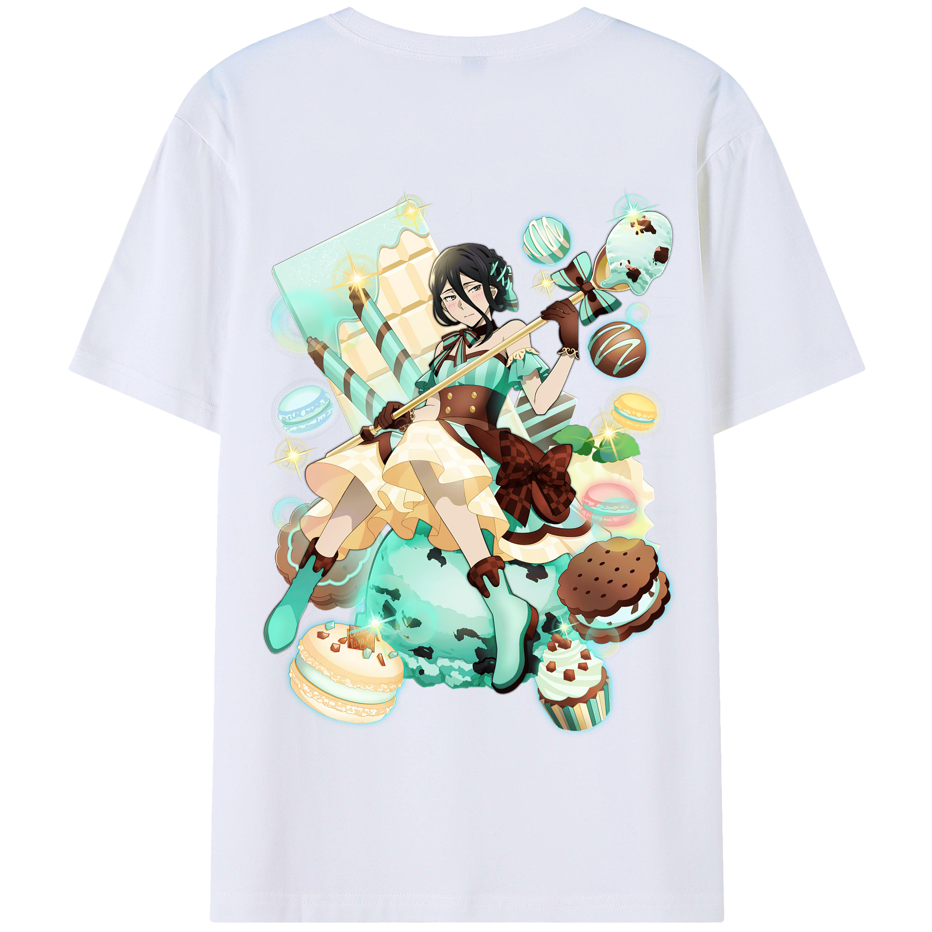 （画像用） 文豪ストレイドッグス Bungo Stray Dogs 綿100％半袖Tシャツ（背面プリント）
