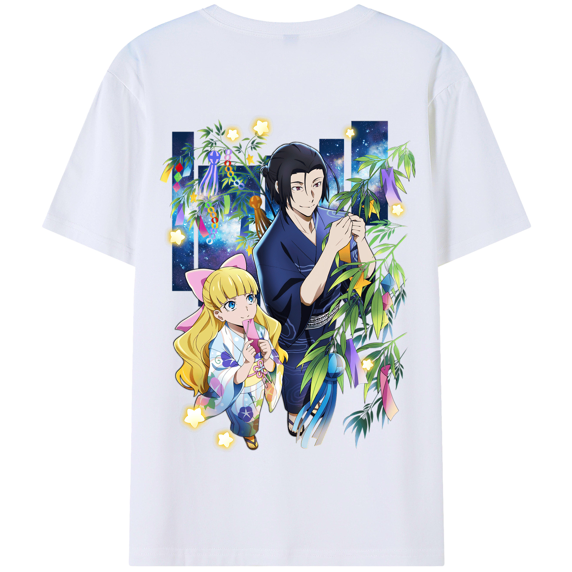 （画像用） 文豪ストレイドッグス Bungo Stray Dogs 綿100％半袖Tシャツ（背面プリント）