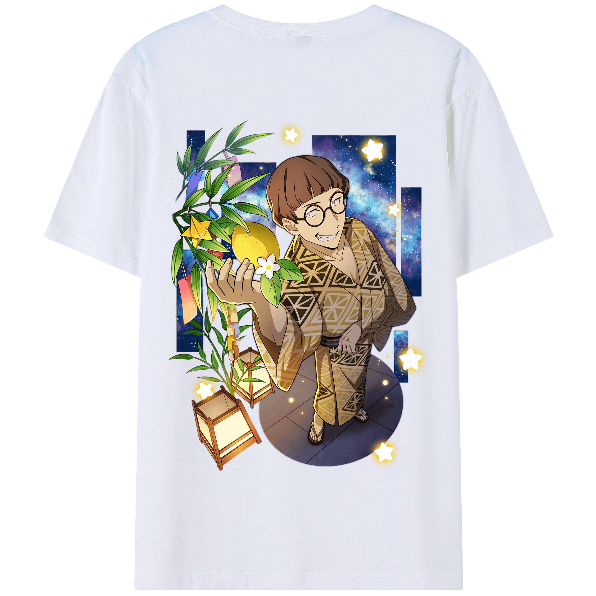 （画像用） 文豪ストレイドッグス Bungo Stray Dogs 綿100％半袖Tシャツ（背面プリント）
