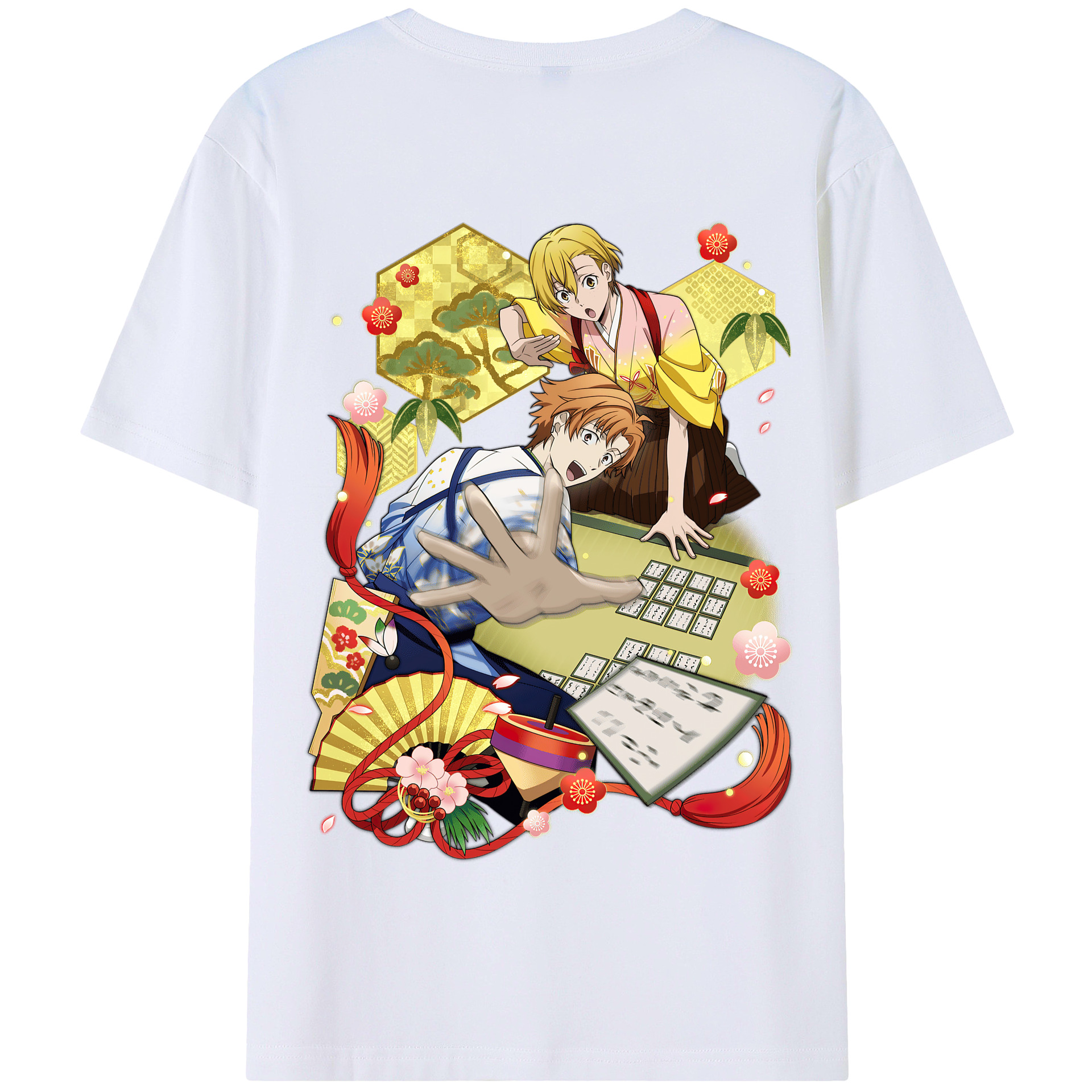 （画像用） 文豪ストレイドッグス Bungo Stray Dogs 綿100％半袖Tシャツ（背面プリント）