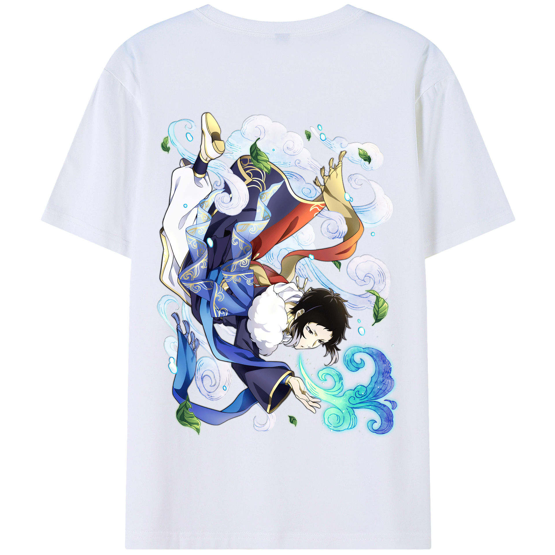 （画像用） 文豪ストレイドッグス Bungo Stray Dogs 綿100％半袖Tシャツ（背面プリント）