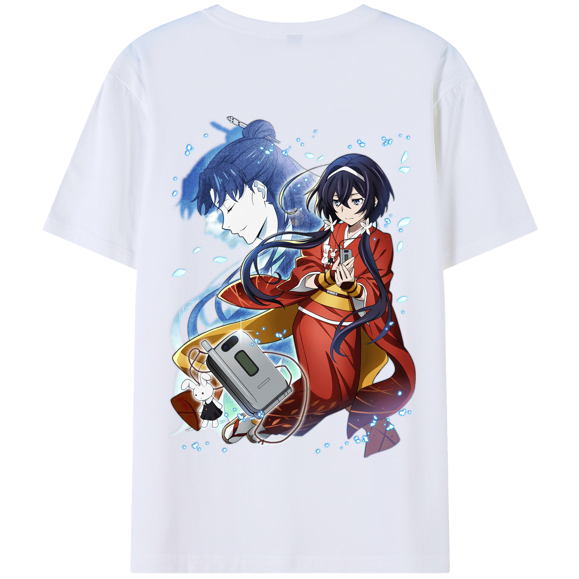 （画像用） 文豪ストレイドッグス Bungo Stray Dogs 綿100％半袖Tシャツ（背面プリント）
