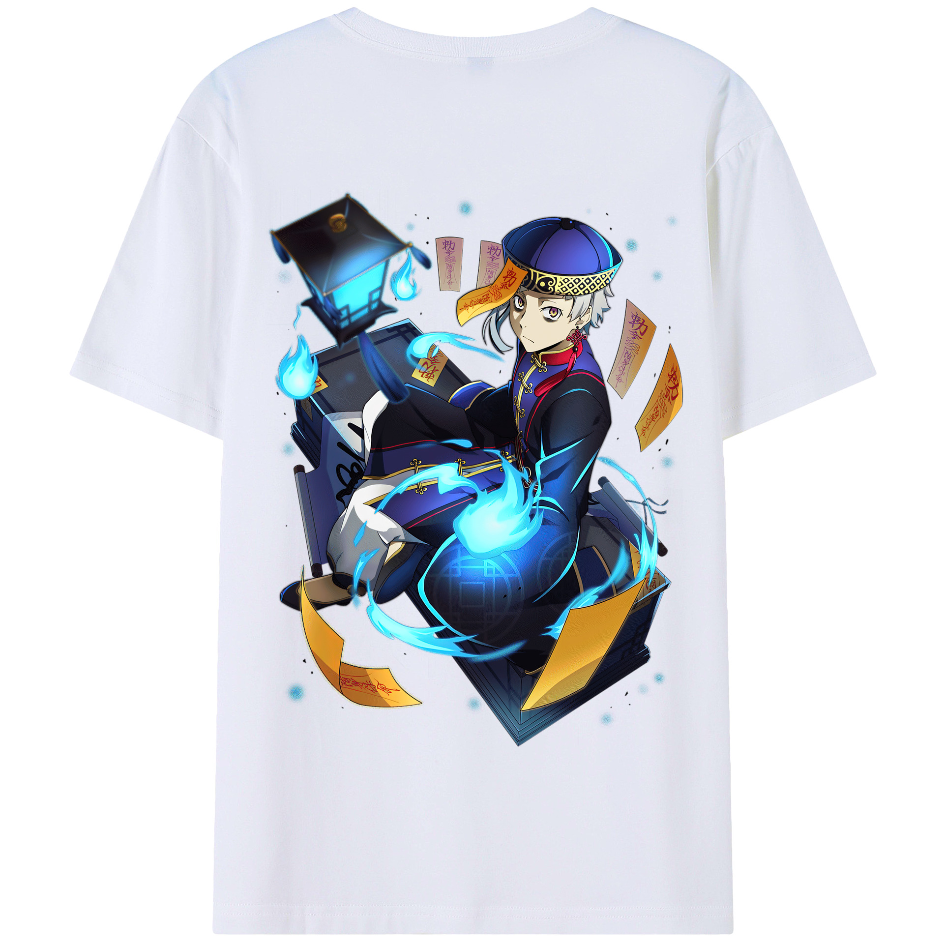 （画像用） 文豪ストレイドッグス Bungo Stray Dogs 綿100％半袖Tシャツ（背面プリント）