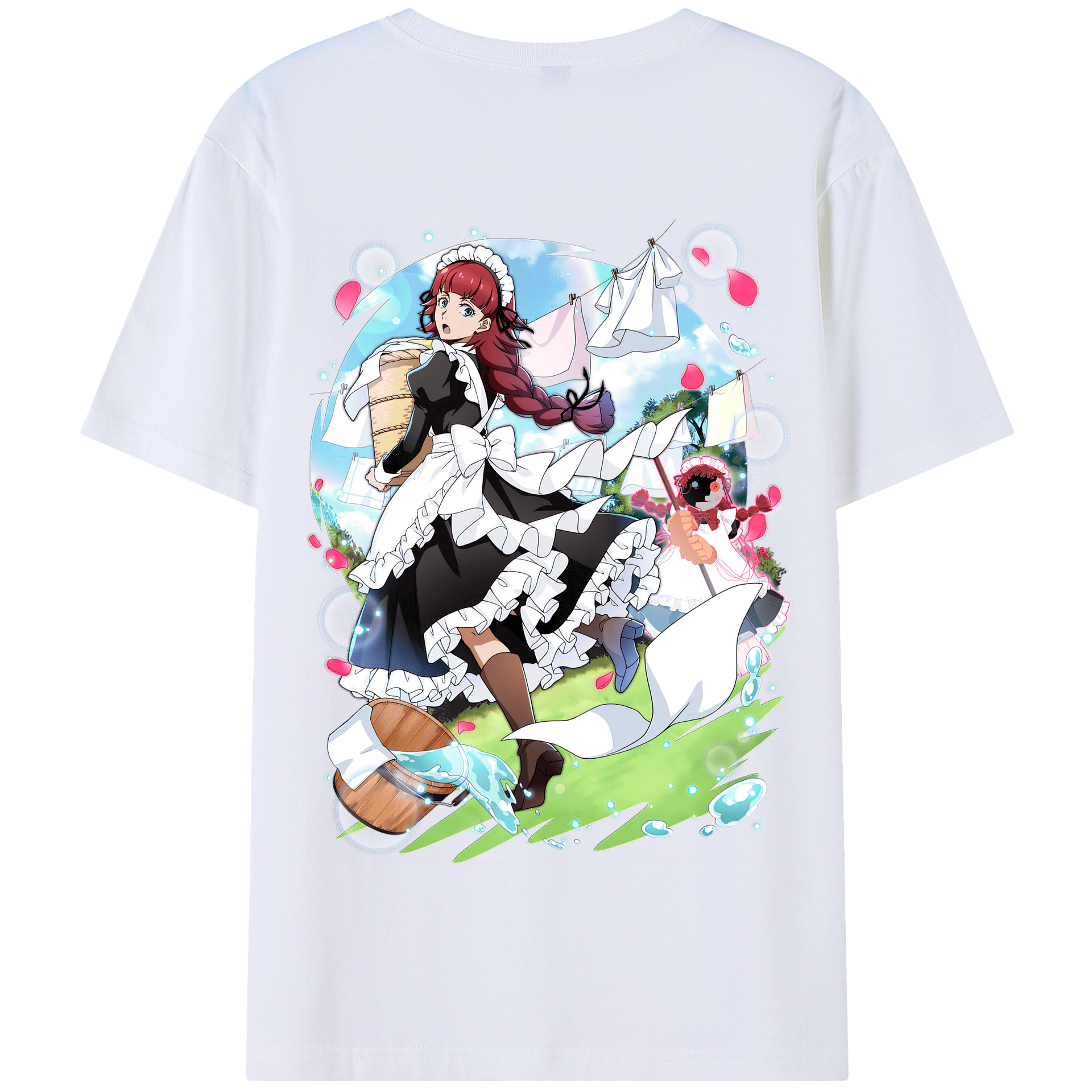 （画像用） 文豪ストレイドッグス Bungo Stray Dogs 綿100％半袖Tシャツ（背面プリント）