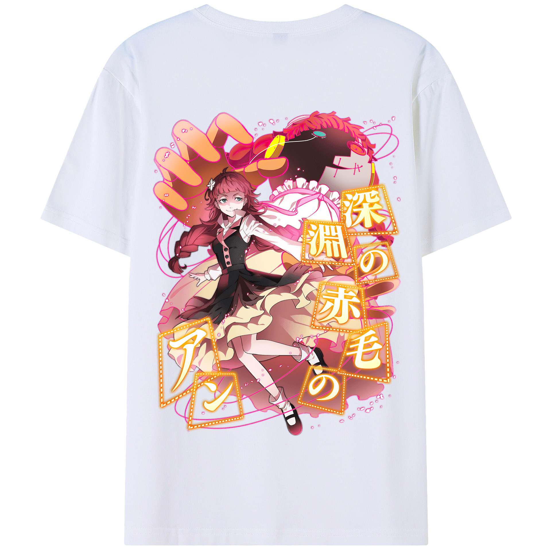 （画像用） 文豪ストレイドッグス Bungo Stray Dogs 綿100％半袖Tシャツ（背面プリント）