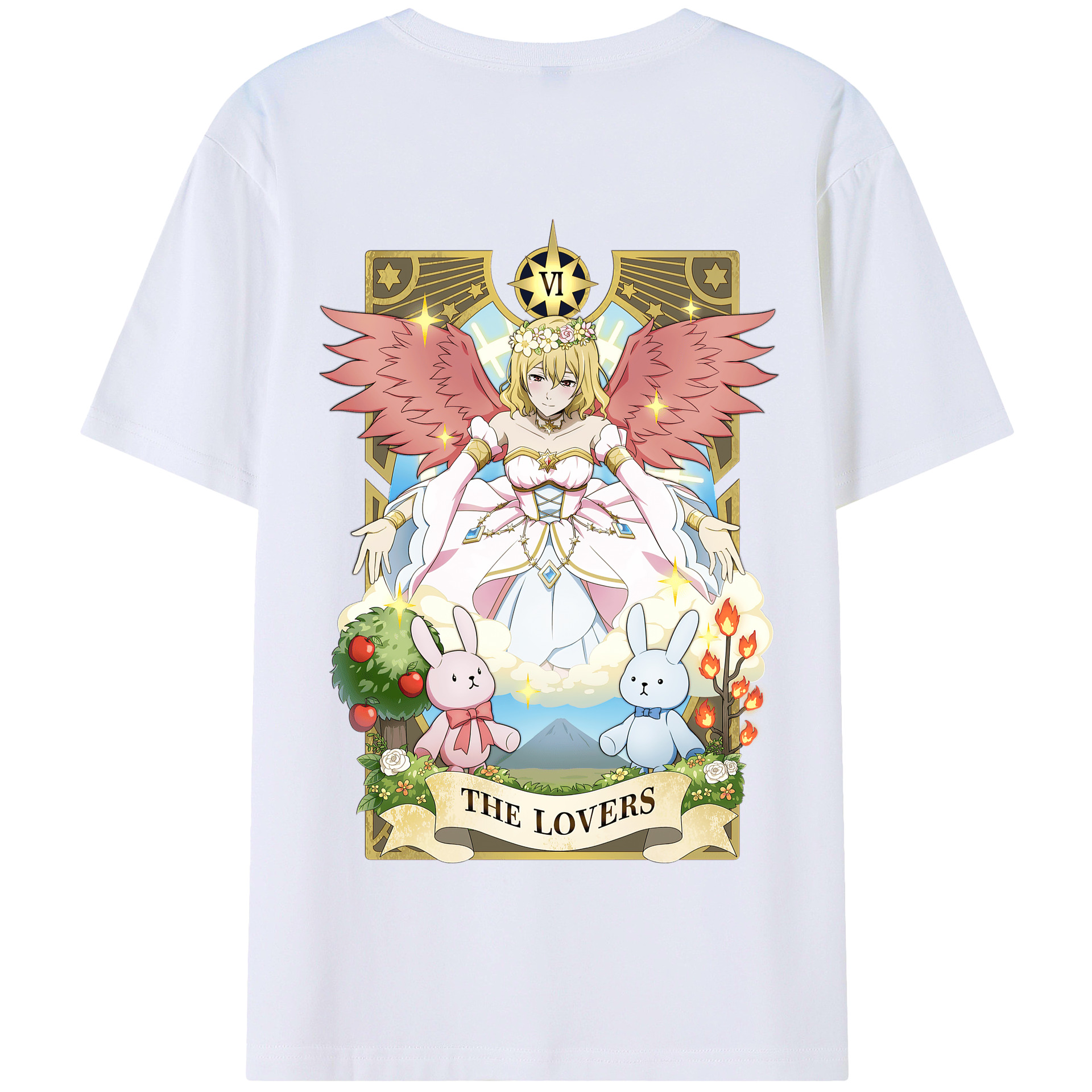 （画像用） 文豪ストレイドッグス Bungo Stray Dogs 綿100％半袖Tシャツ（背面プリント）