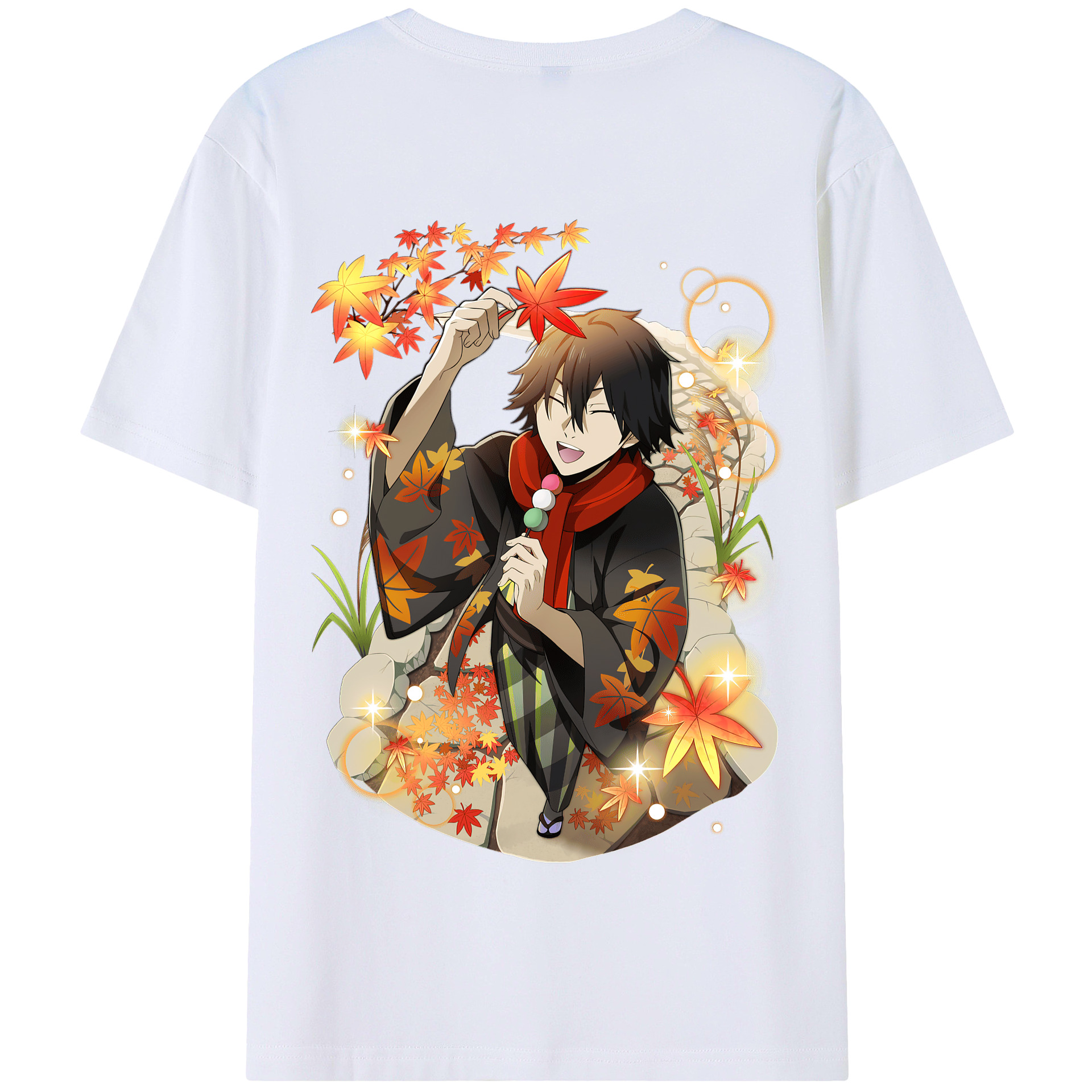 （画像用） 文豪ストレイドッグス Bungo Stray Dogs 綿100％半袖Tシャツ（背面プリント）