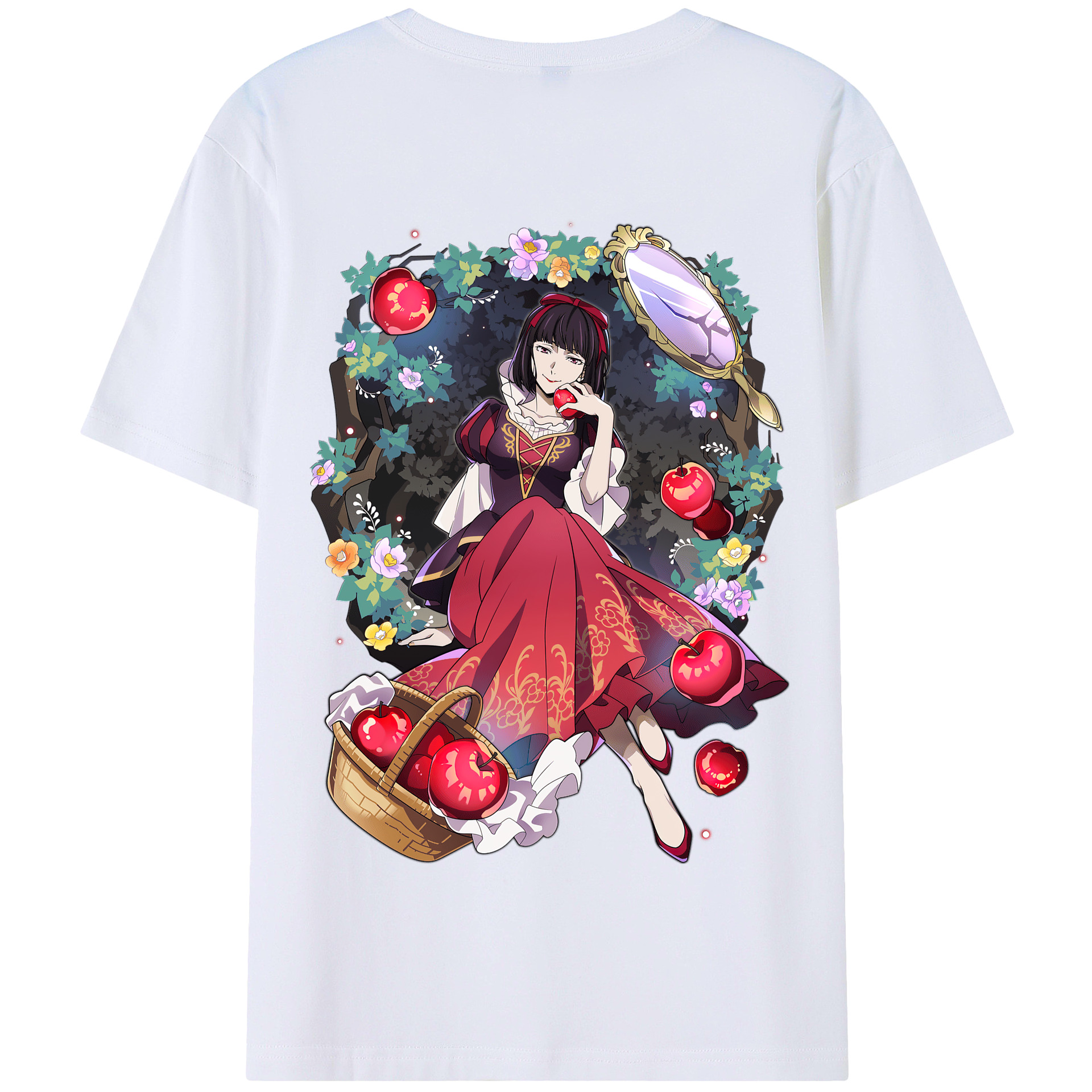 （画像用） 文豪ストレイドッグス Bungo Stray Dogs 綿100％半袖Tシャツ（背面プリント）