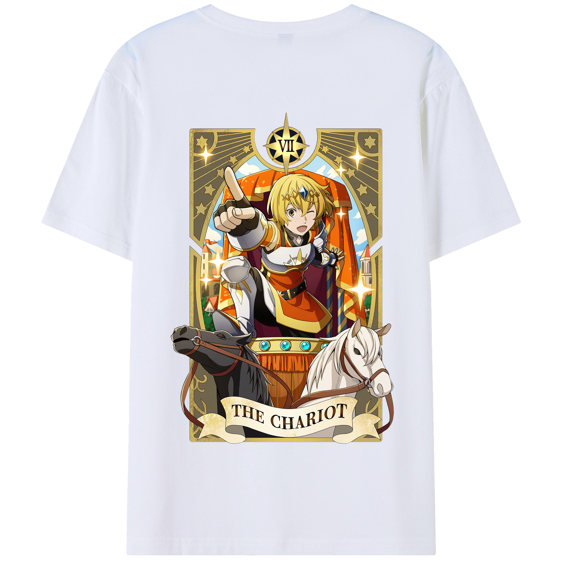 （画像用） 文豪ストレイドッグス Bungo Stray Dogs 綿100％半袖Tシャツ（背面プリント）