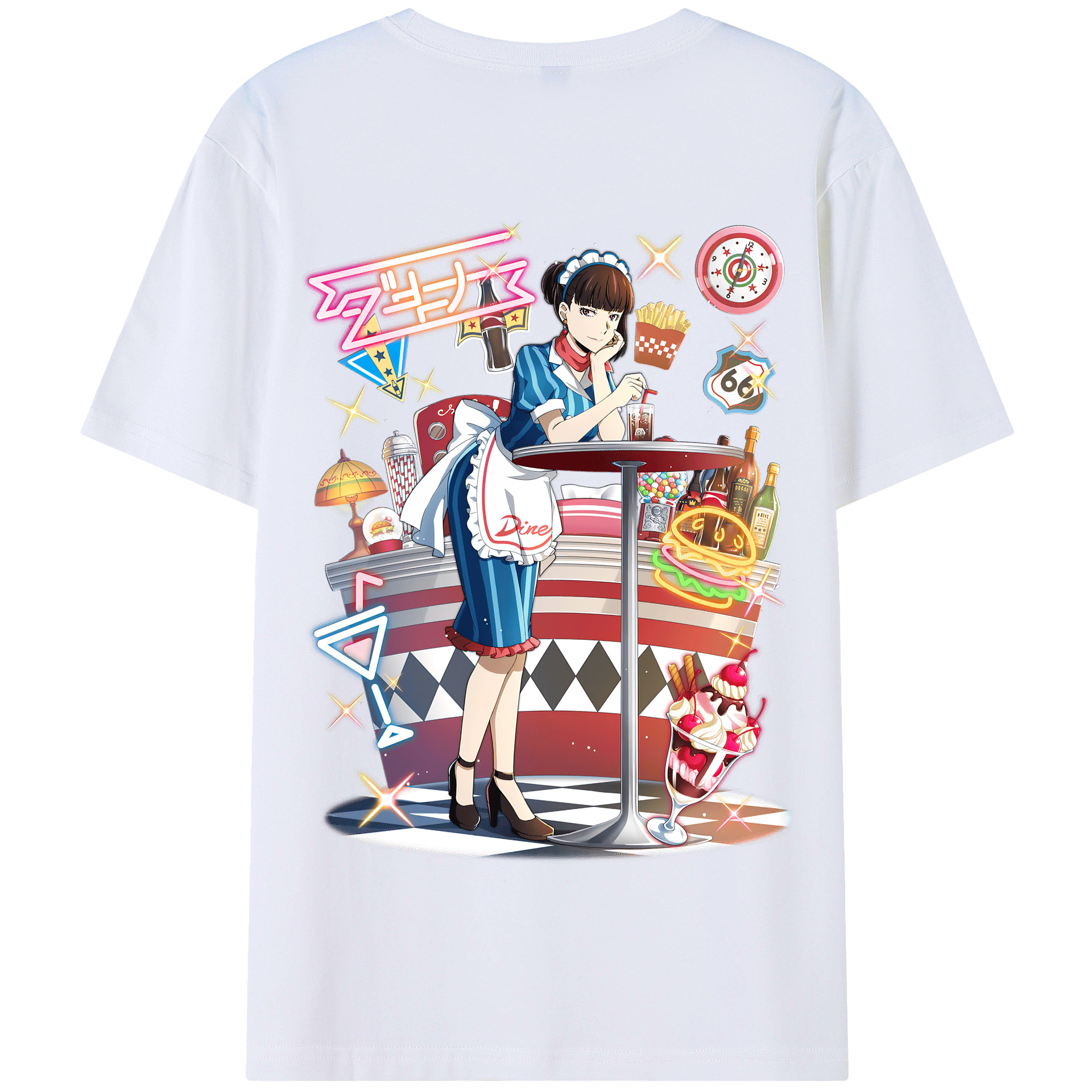 （画像用） 文豪ストレイドッグス Bungo Stray Dogs 綿100％半袖Tシャツ（背面プリント）