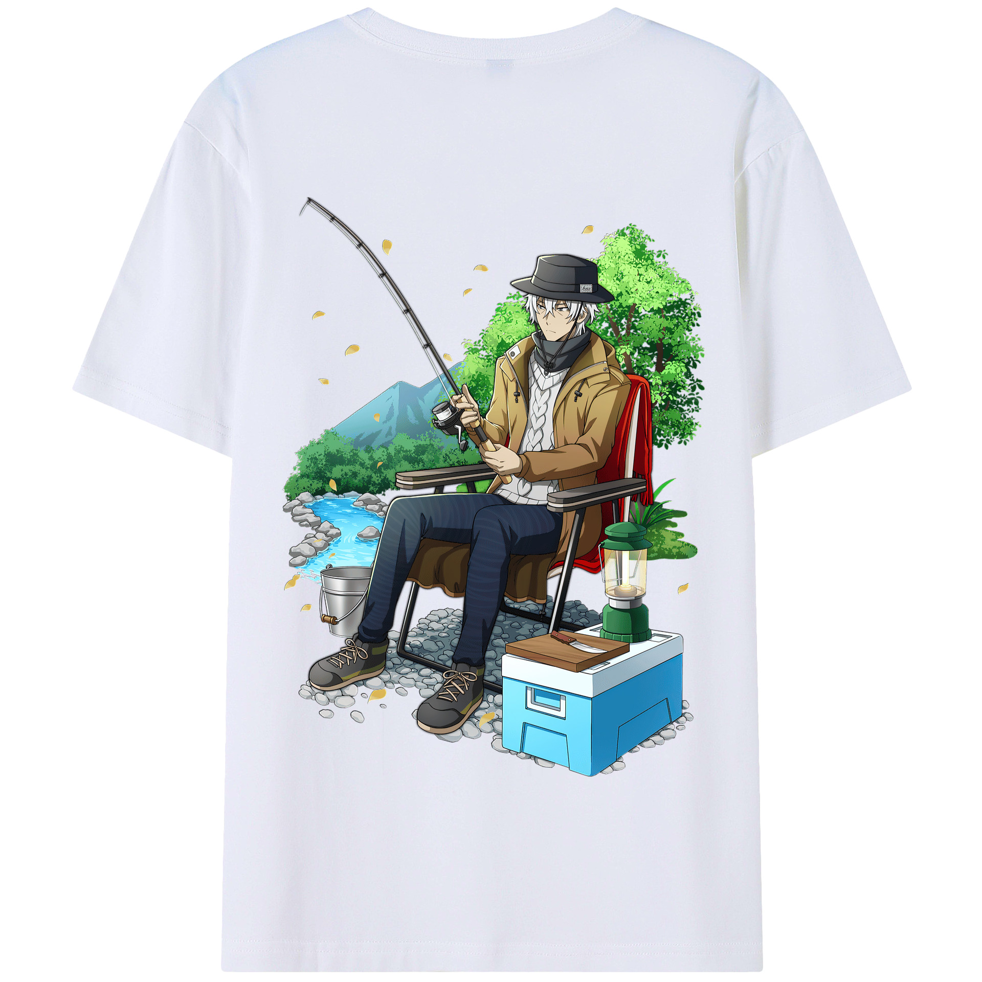 （画像用） 文豪ストレイドッグス Bungo Stray Dogs 綿100％半袖Tシャツ（背面プリント）