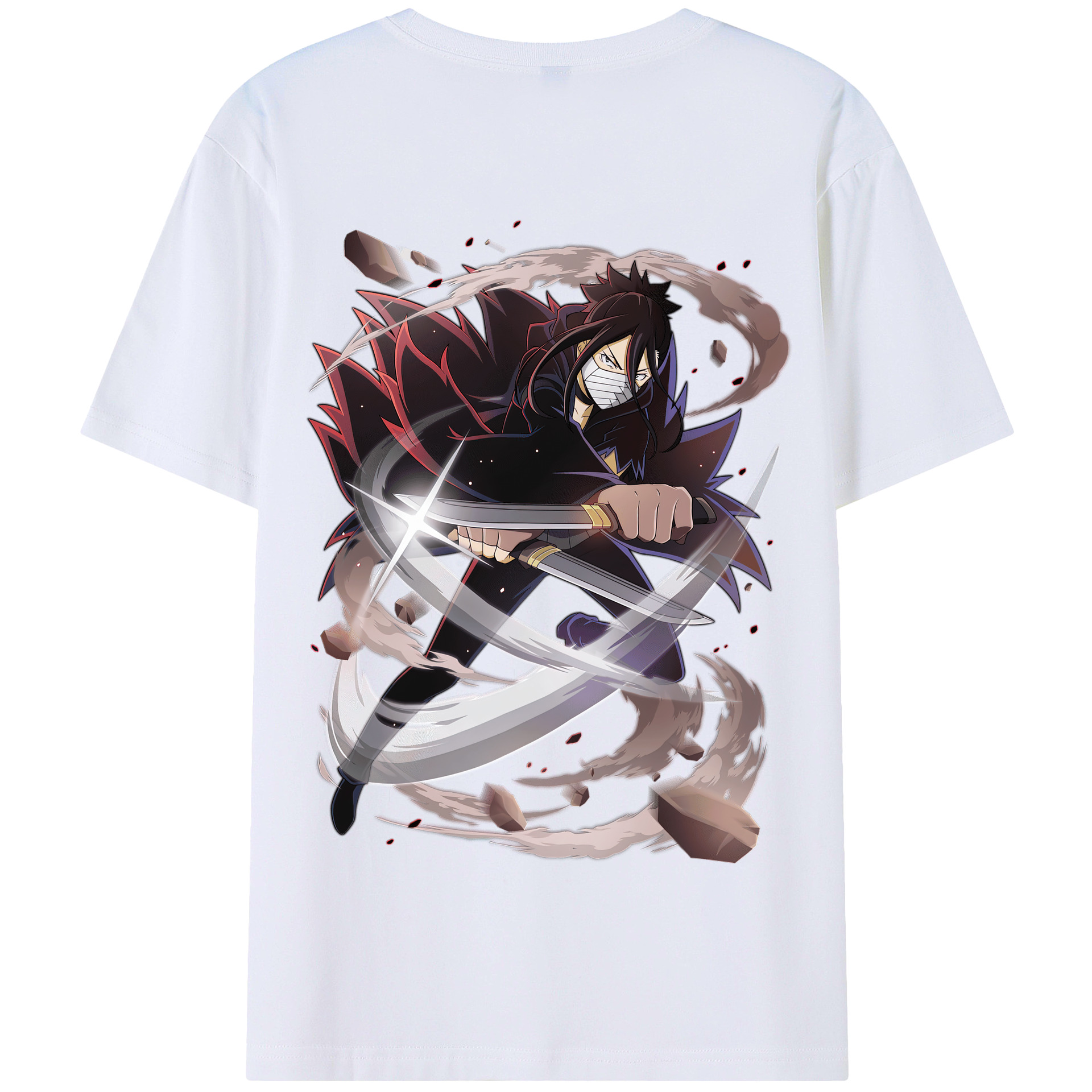 （画像用） 文豪ストレイドッグス Bungo Stray Dogs 綿100％半袖Tシャツ（背面プリント）