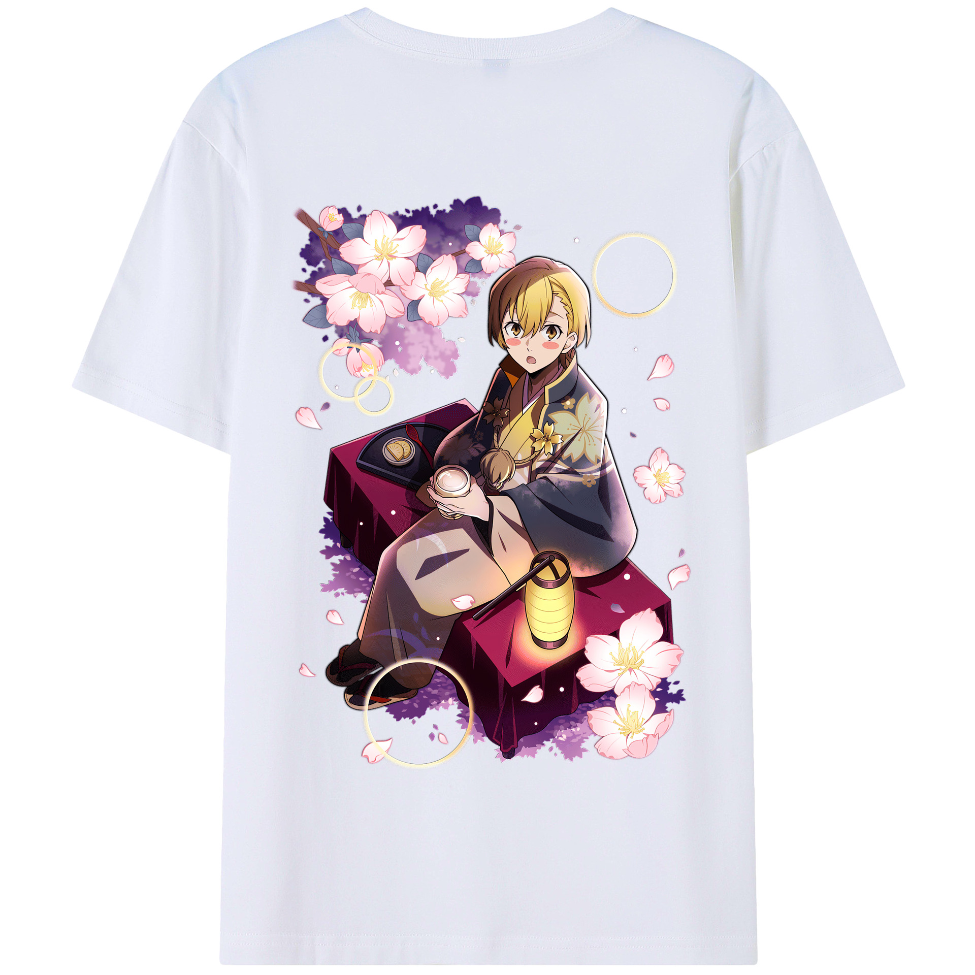 （画像用） 文豪ストレイドッグス Bungo Stray Dogs 綿100％半袖Tシャツ（背面プリント）