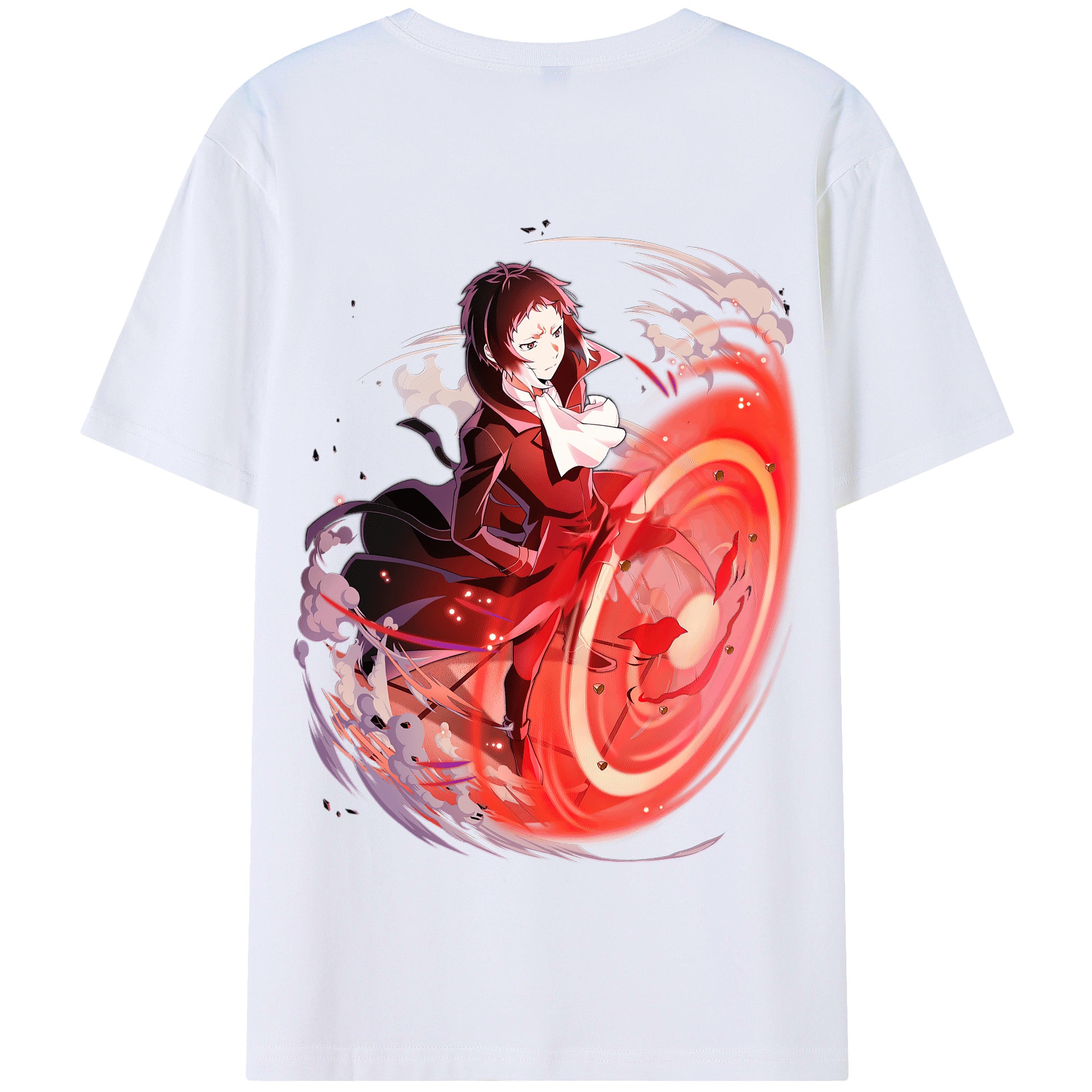 （画像用） 文豪ストレイドッグス Bungo Stray Dogs 綿100％半袖Tシャツ（背面プリント）