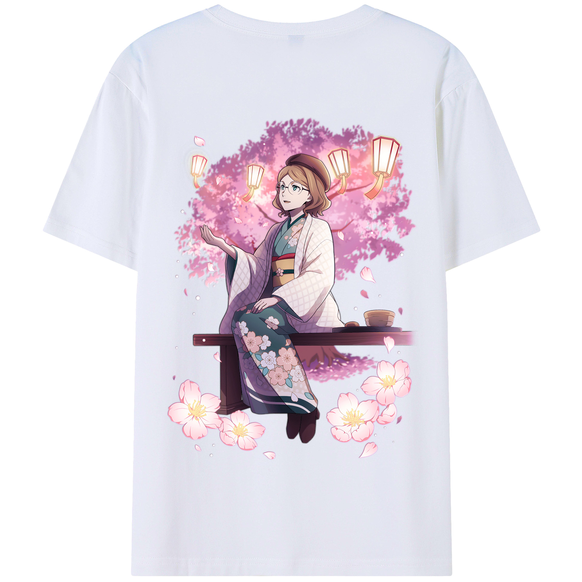 （画像用） 文豪ストレイドッグス Bungo Stray Dogs 綿100％半袖Tシャツ（背面プリント）