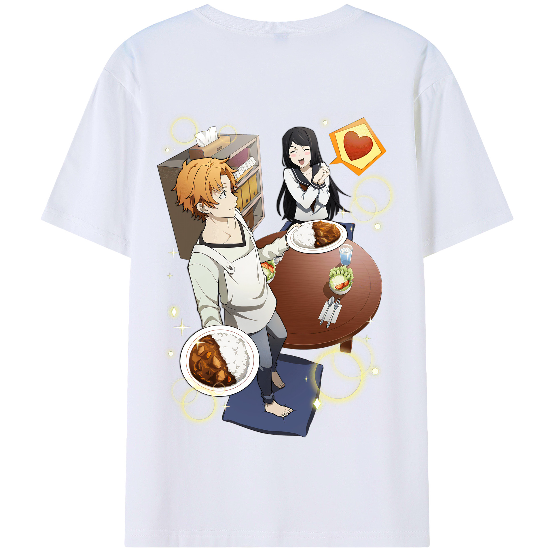 （画像用） 文豪ストレイドッグス Bungo Stray Dogs 綿100％半袖Tシャツ（背面プリント）