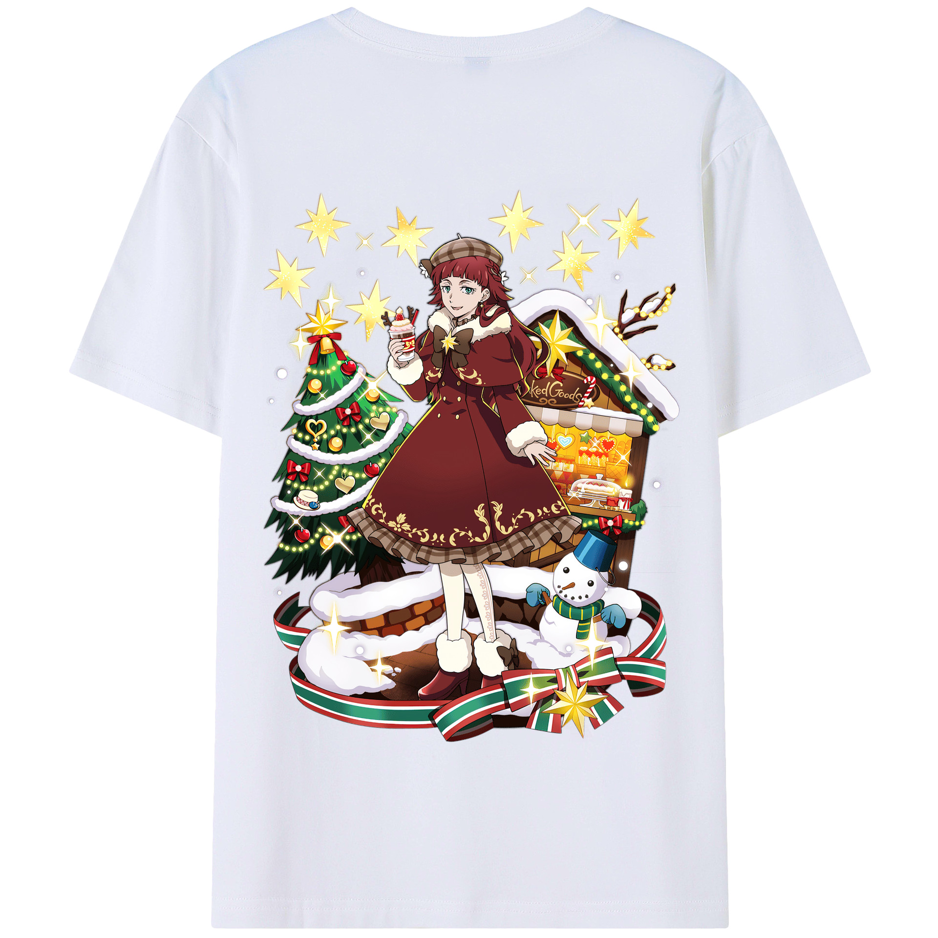 （画像用） 文豪ストレイドッグス Bungo Stray Dogs 綿100％半袖Tシャツ（背面プリント）